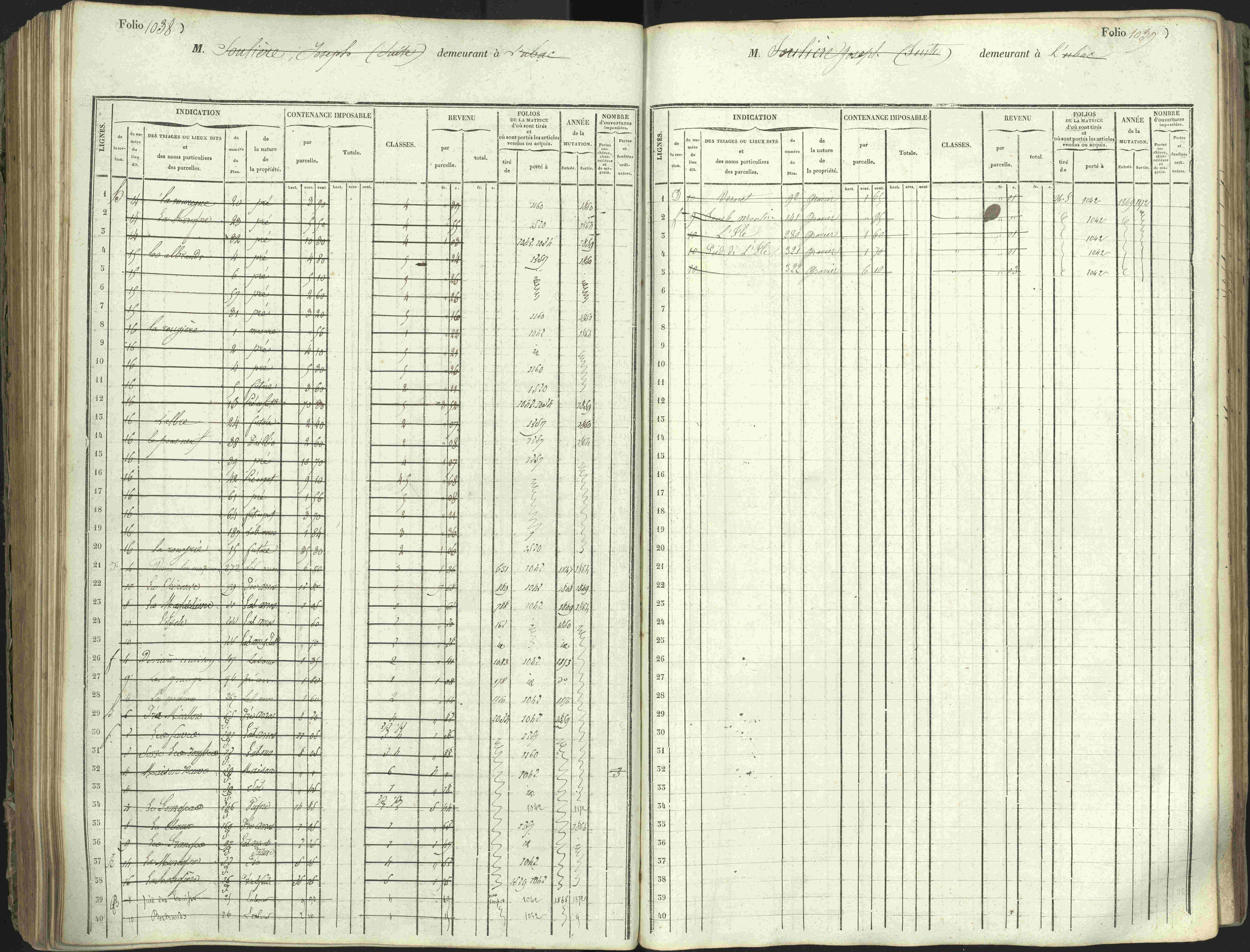 L'Argentière-la-Bessée - 3 P 146/1 - 3 P 146/1 - Matrice, folios 701-1420. 