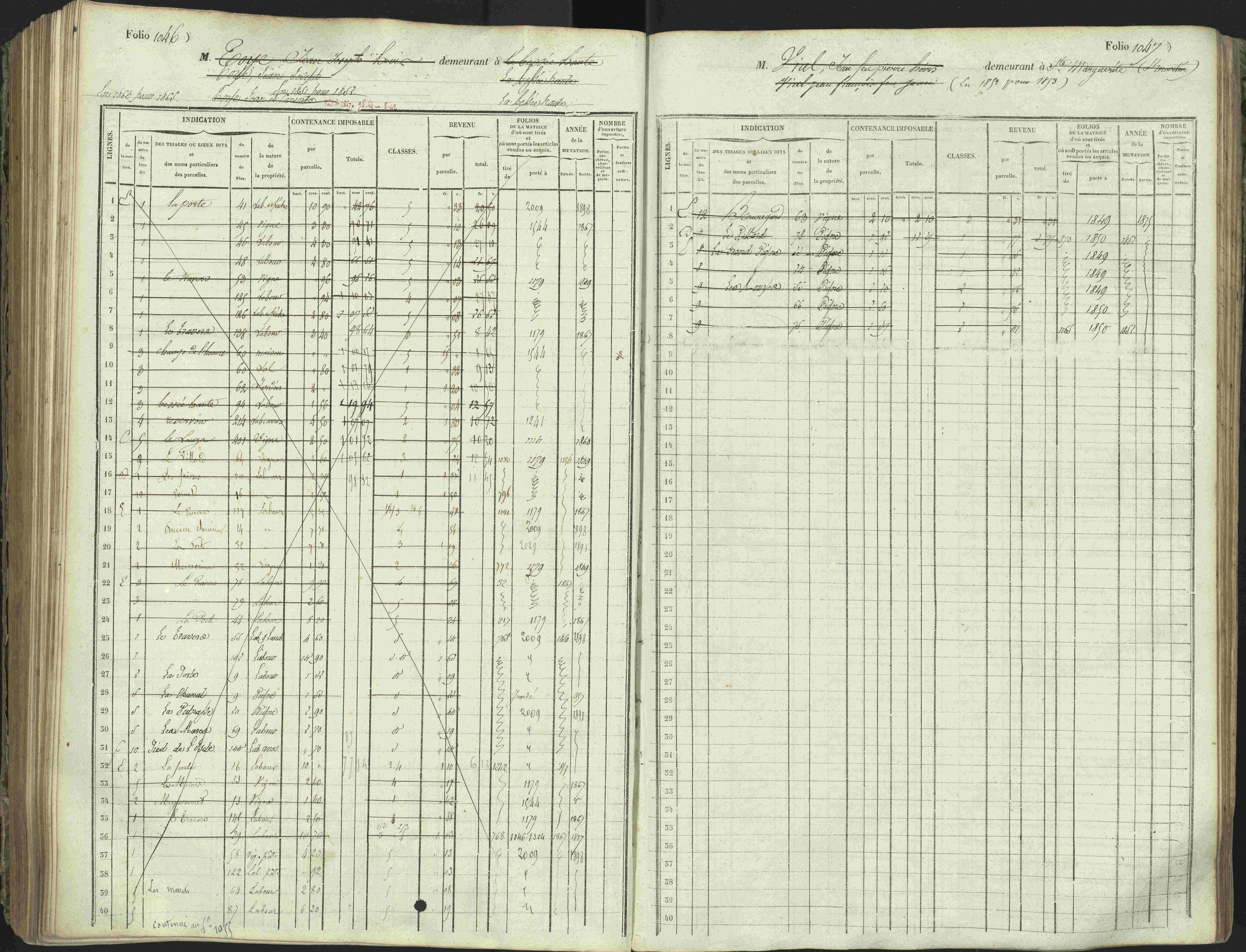 L'Argentière-la-Bessée - 3 P 146/1 - 3 P 146/1 - Matrice, folios 701-1420. 