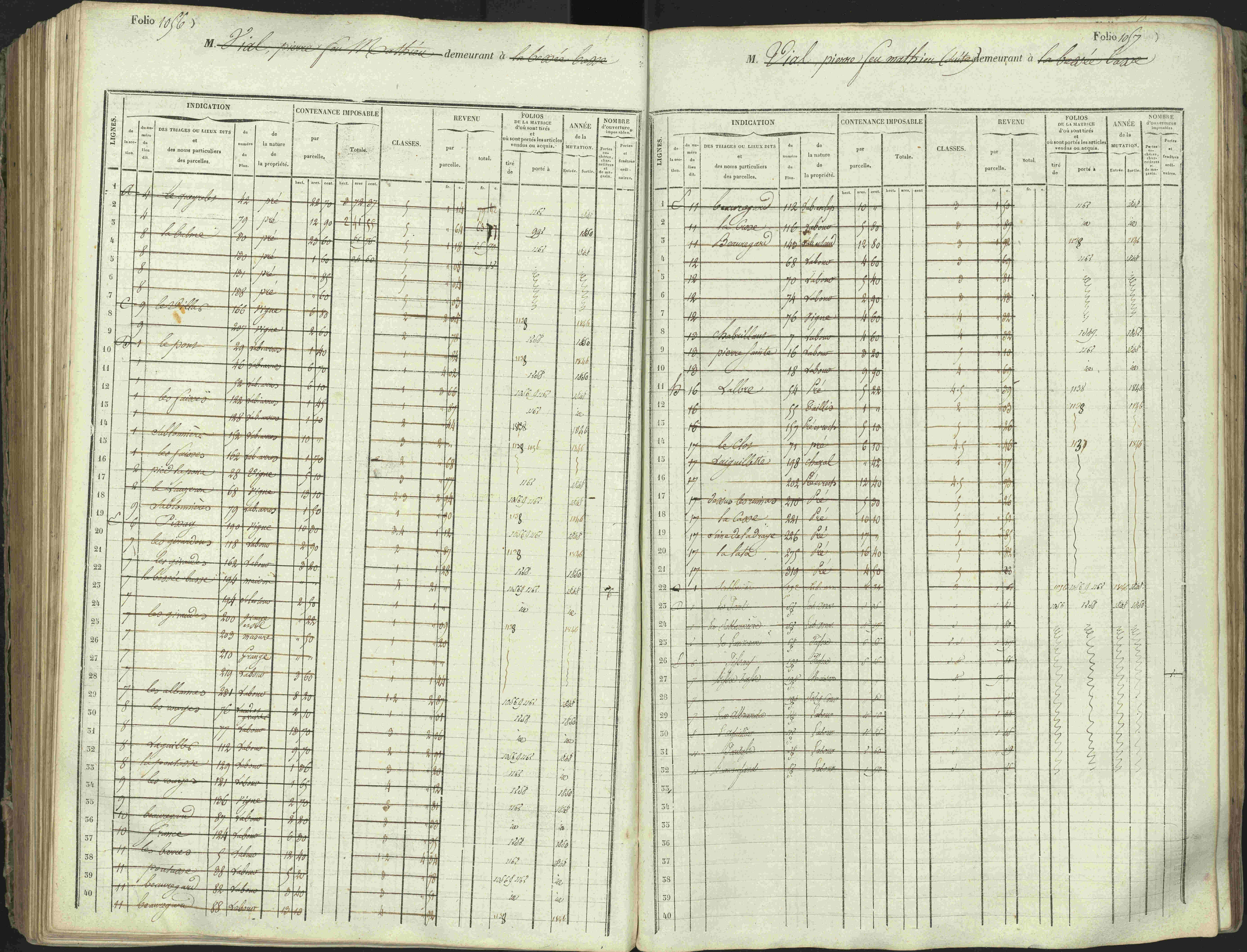 L'Argentière-la-Bessée - 3 P 146/1 - 3 P 146/1 - Matrice, folios 701-1420. 