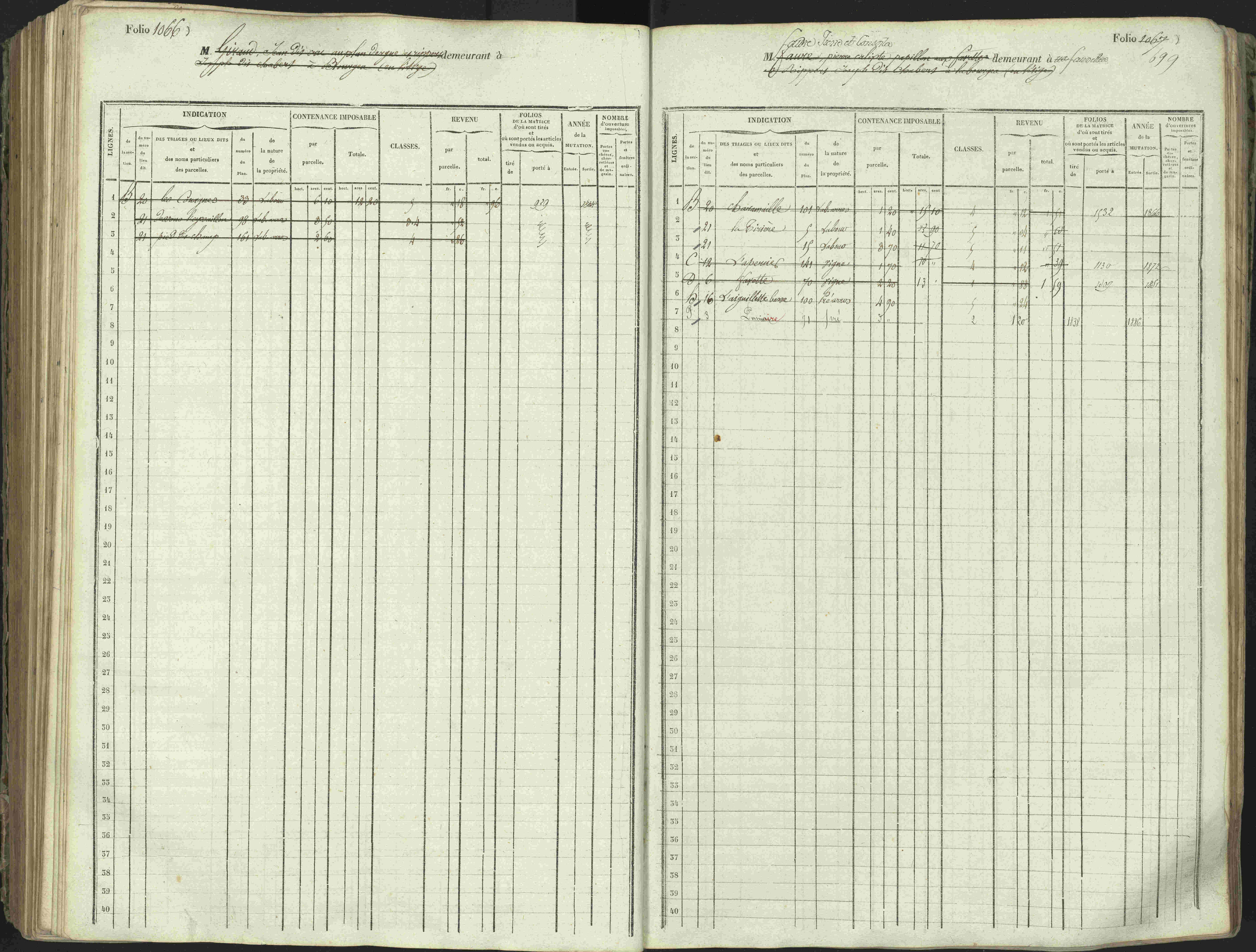 L'Argentière-la-Bessée - 3 P 146/1 - 3 P 146/1 - Matrice, folios 701-1420. 