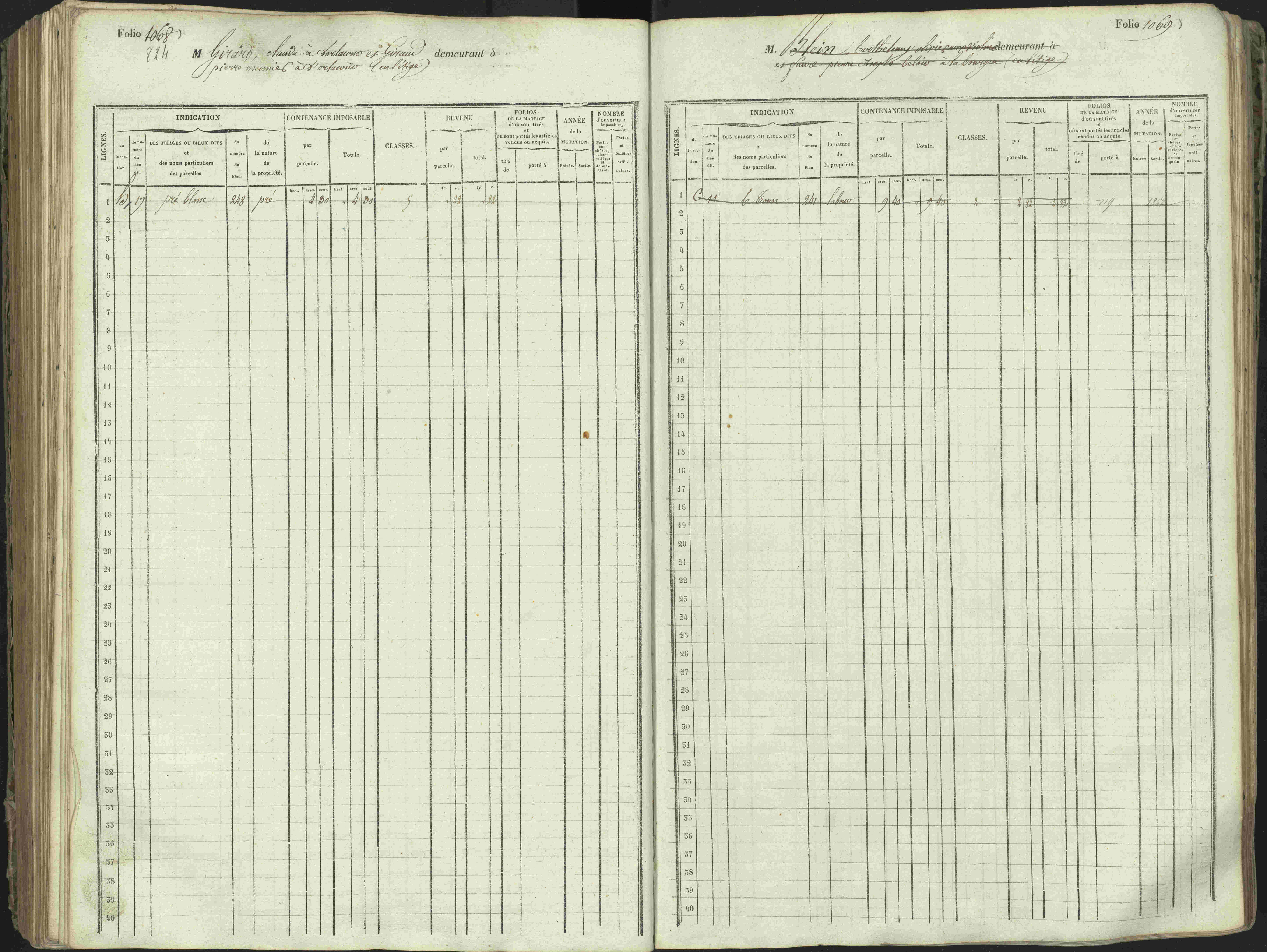 L'Argentière-la-Bessée - 3 P 146/1 - 3 P 146/1 - Matrice, folios 701-1420. 
