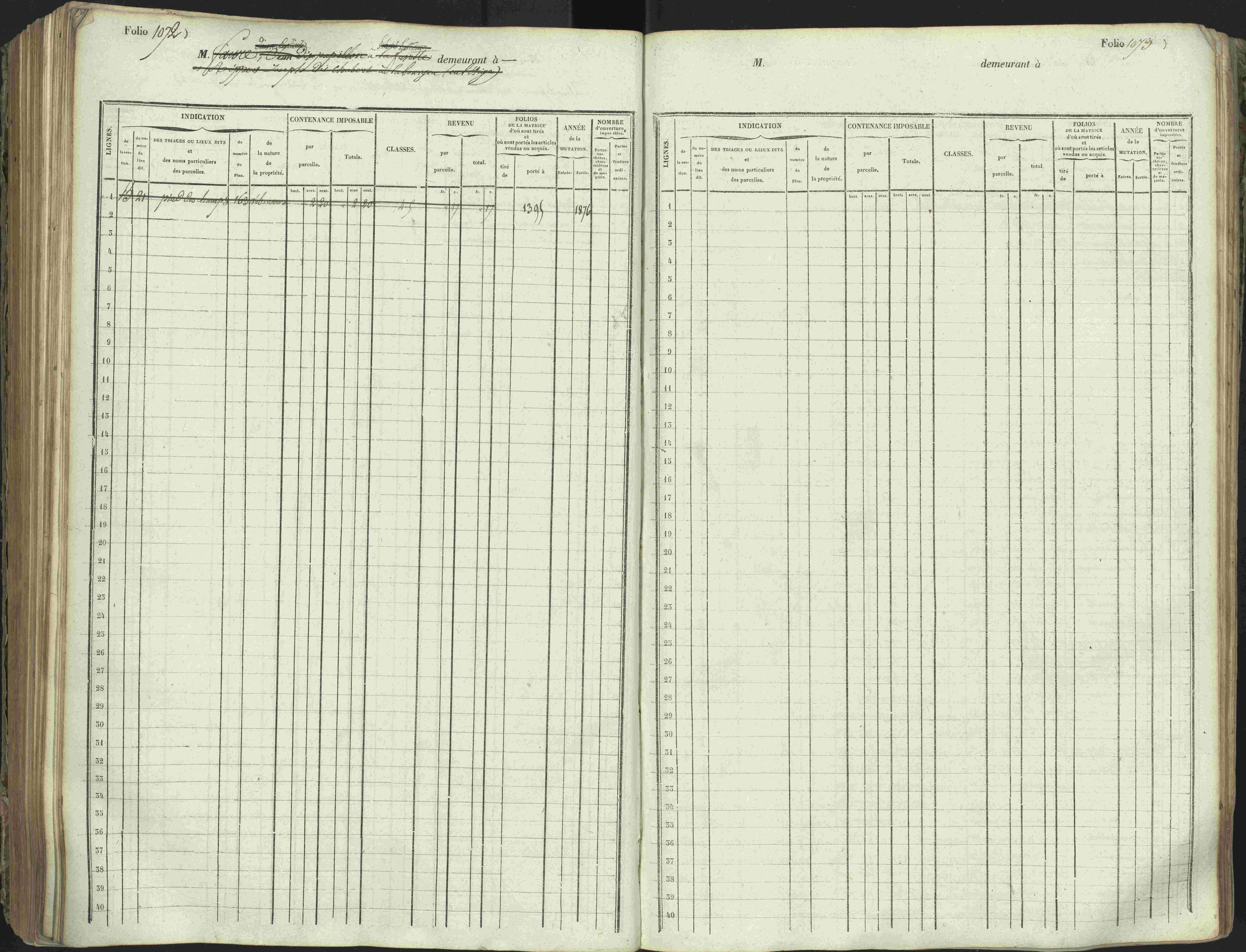 L'Argentière-la-Bessée - 3 P 146/1 - 3 P 146/1 - Matrice, folios 701-1420. 