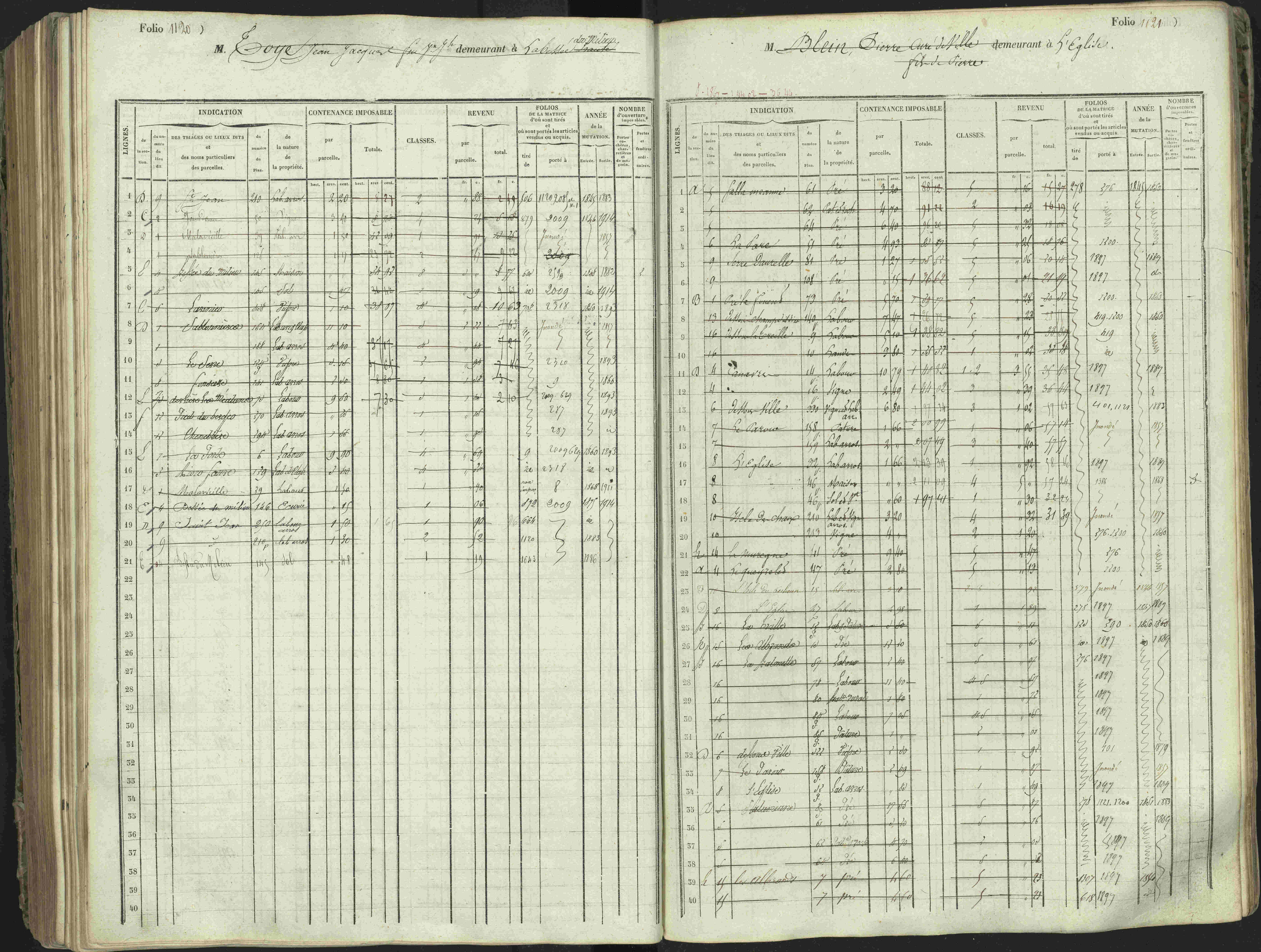 L'Argentière-la-Bessée - 3 P 146/1 - 3 P 146/1 - Matrice, folios 701-1420. 