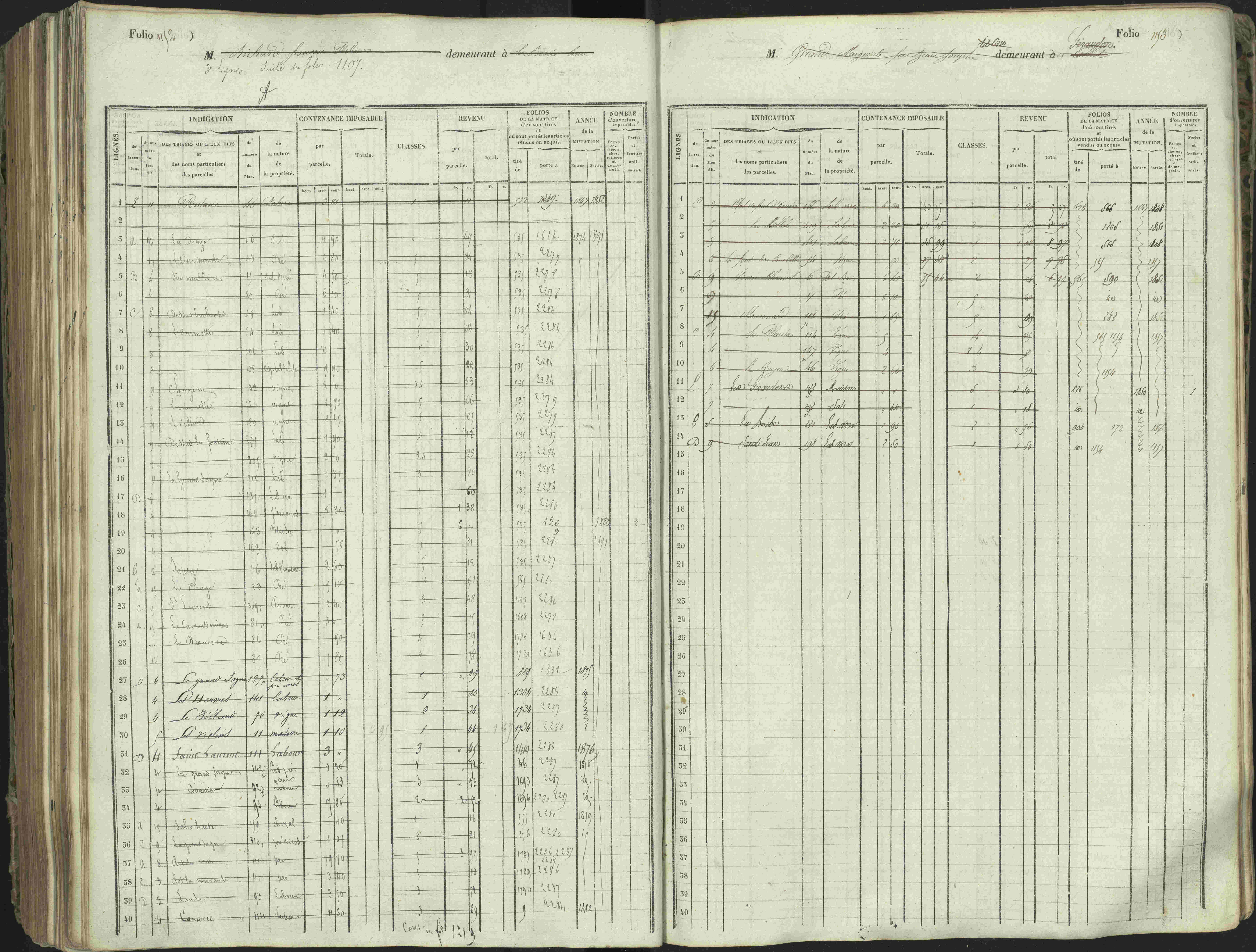 L'Argentière-la-Bessée - 3 P 146/1 - 3 P 146/1 - Matrice, folios 701-1420. 