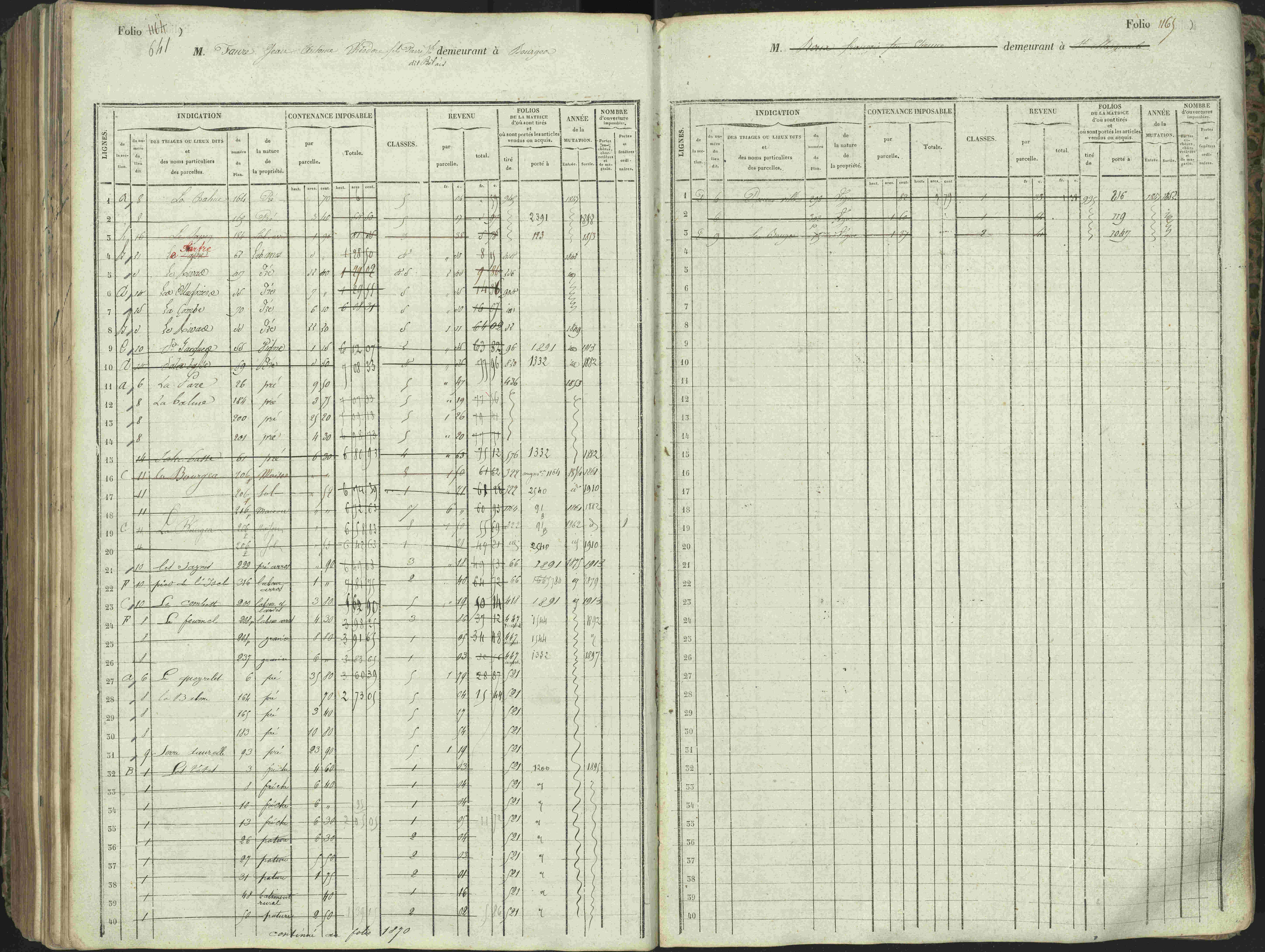 L'Argentière-la-Bessée - 3 P 146/1 - 3 P 146/1 - Matrice, folios 701-1420. 
