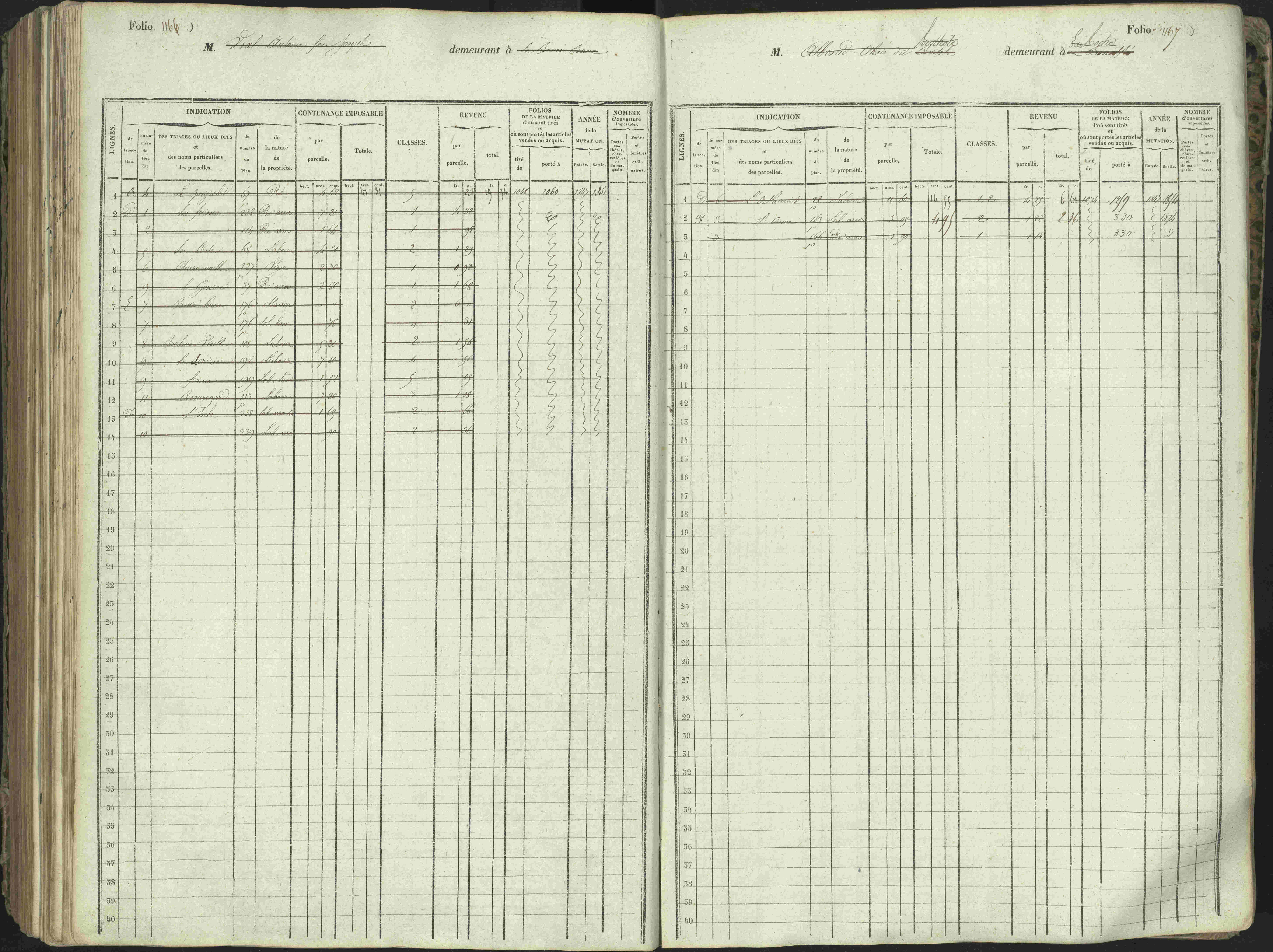 L'Argentière-la-Bessée - 3 P 146/1 - 3 P 146/1 - Matrice, folios 701-1420. 