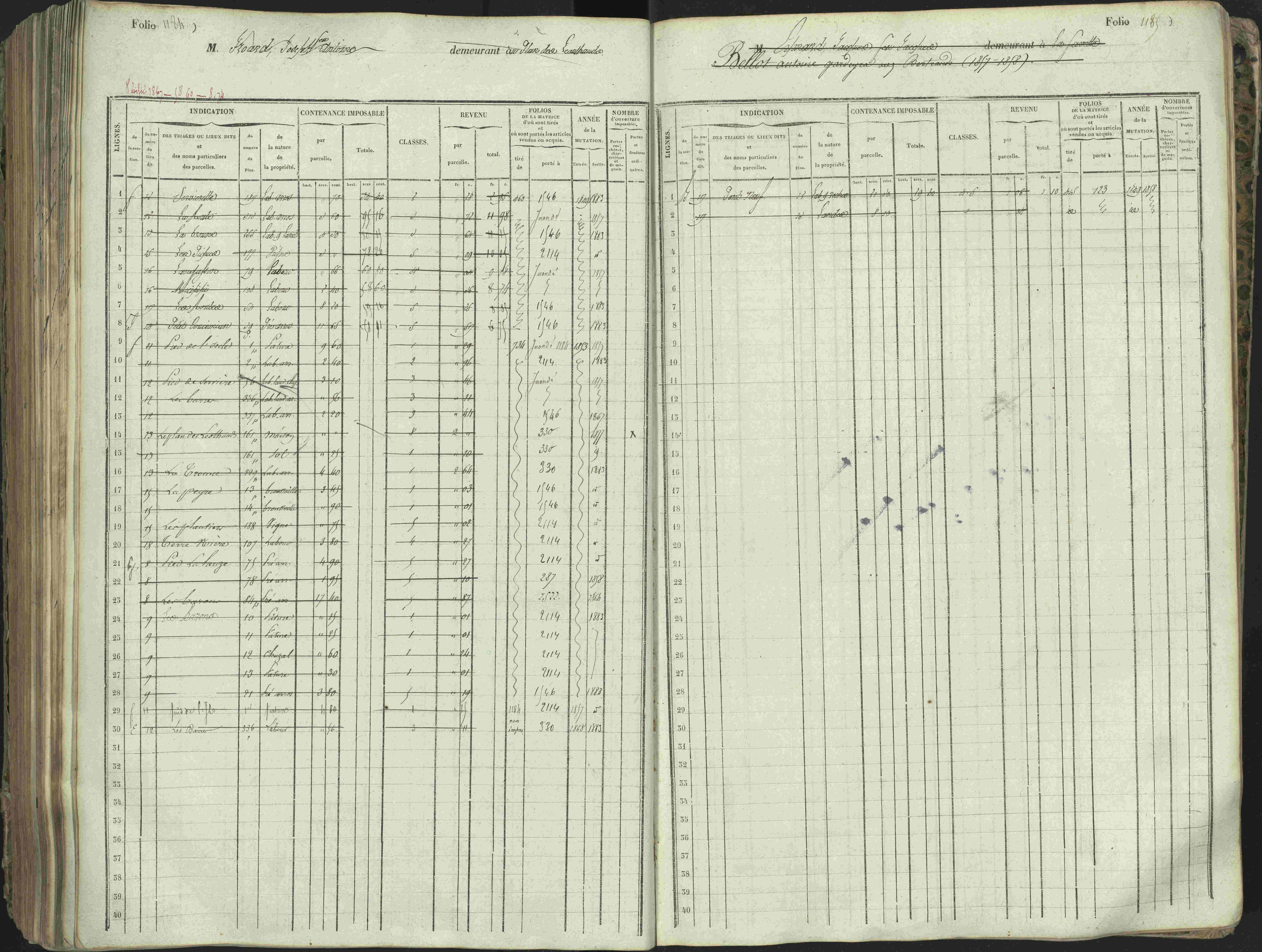 L'Argentière-la-Bessée - 3 P 146/1 - 3 P 146/1 - Matrice, folios 701-1420. 
