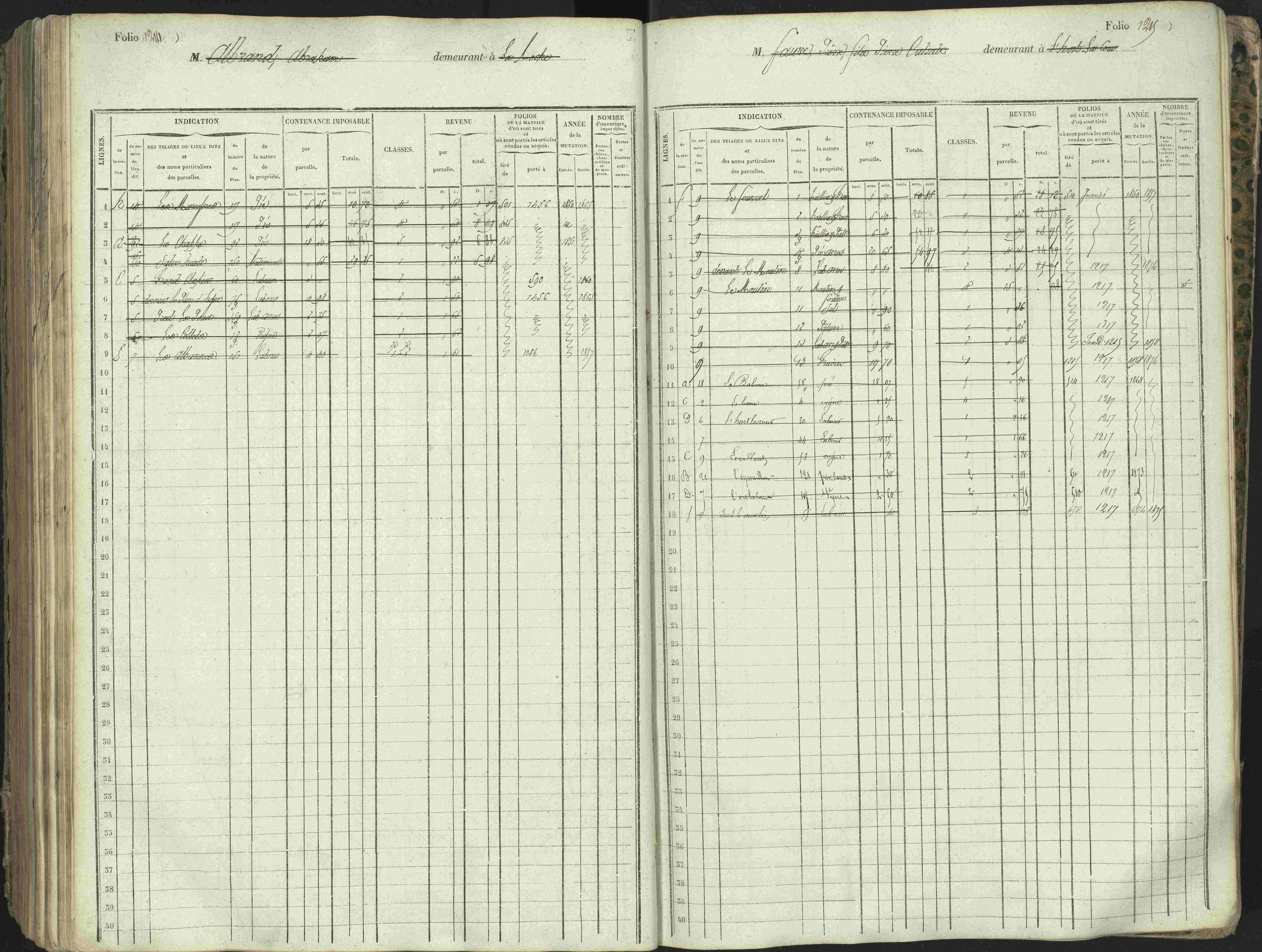 L'Argentière-la-Bessée - 3 P 146/1 - 3 P 146/1 - Matrice, folios 701-1420. 
