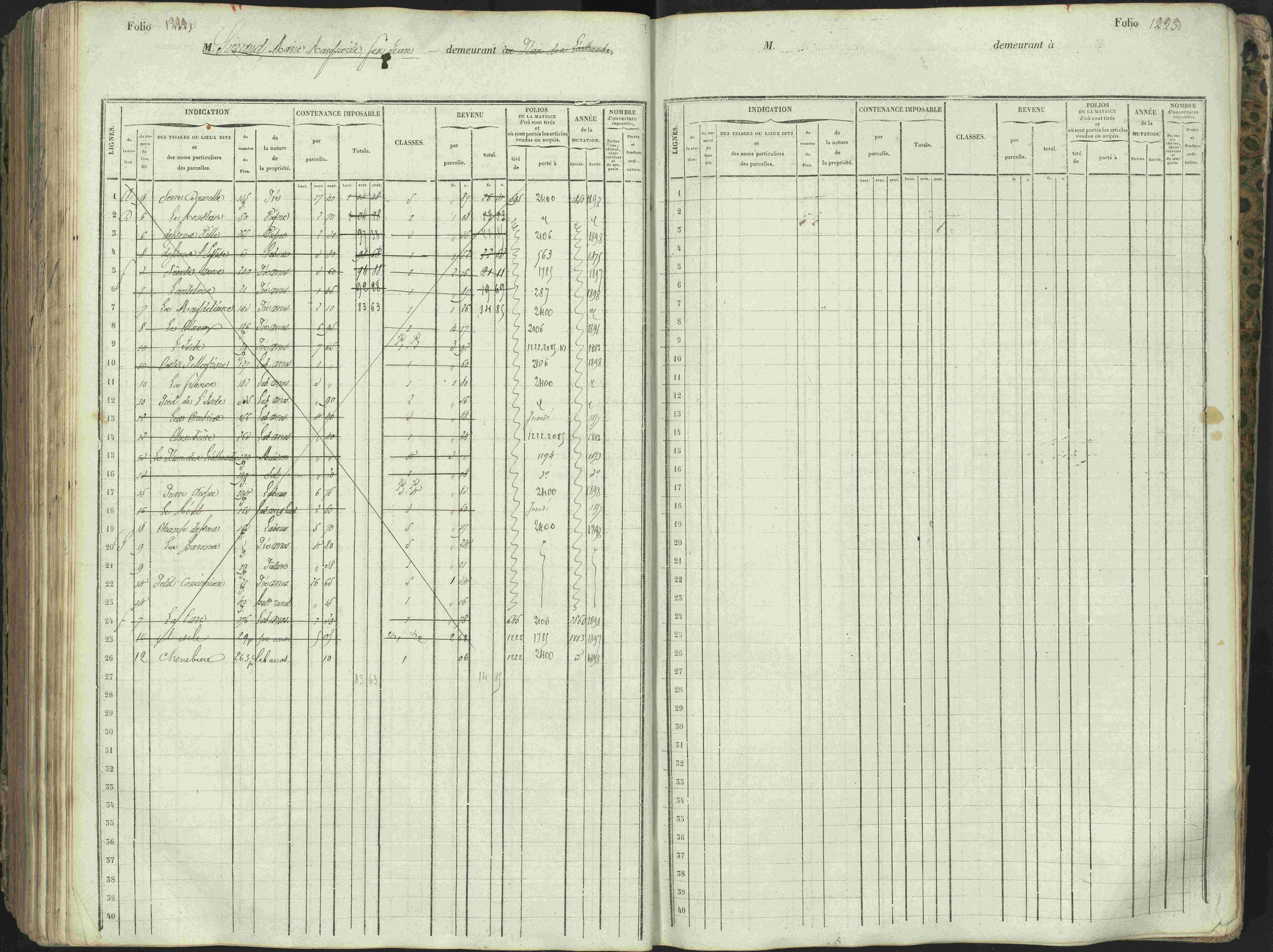 L'Argentière-la-Bessée - 3 P 146/1 - 3 P 146/1 - Matrice, folios 701-1420. 