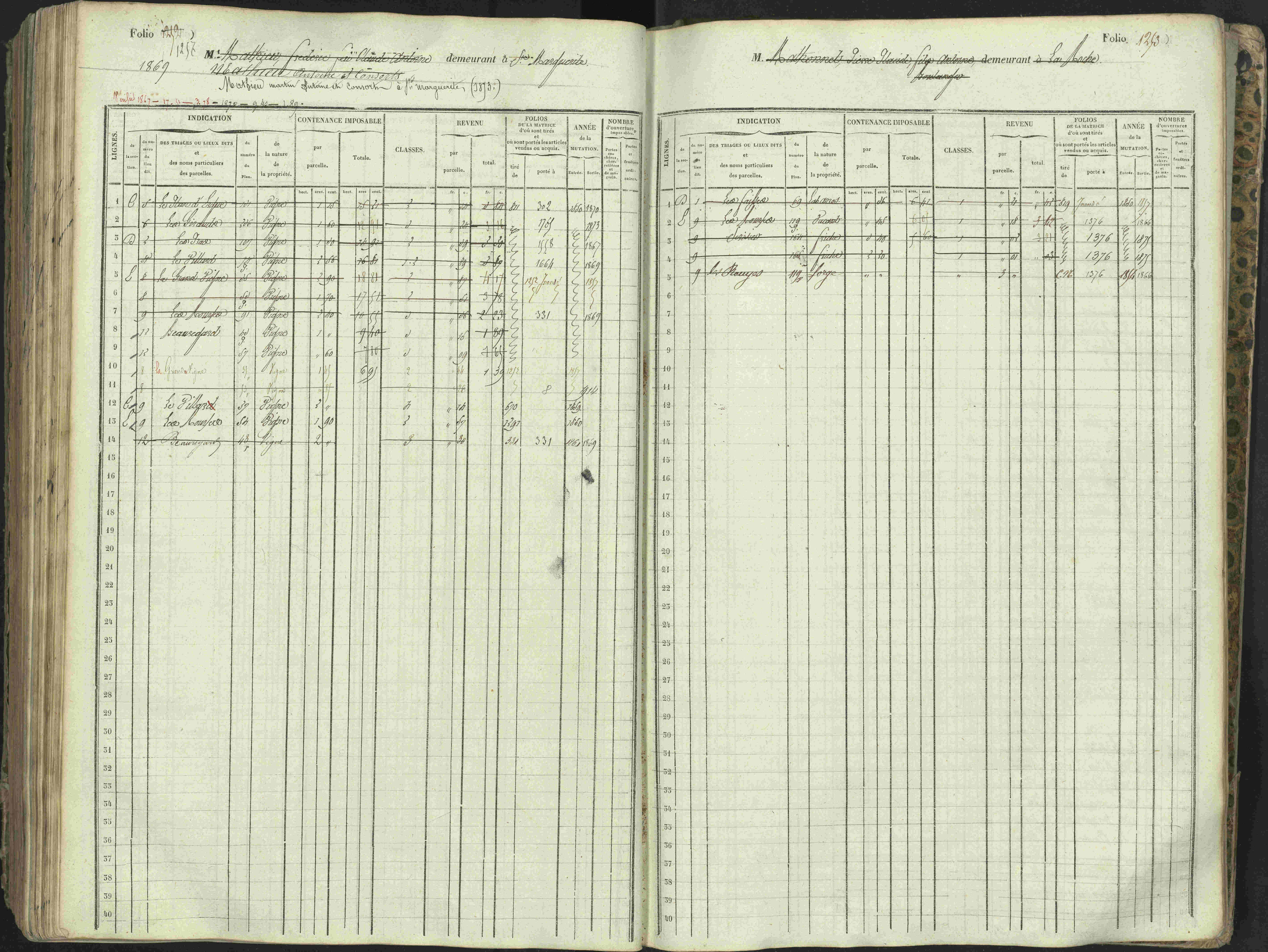 L'Argentière-la-Bessée - 3 P 146/1 - 3 P 146/1 - Matrice, folios 701-1420. 