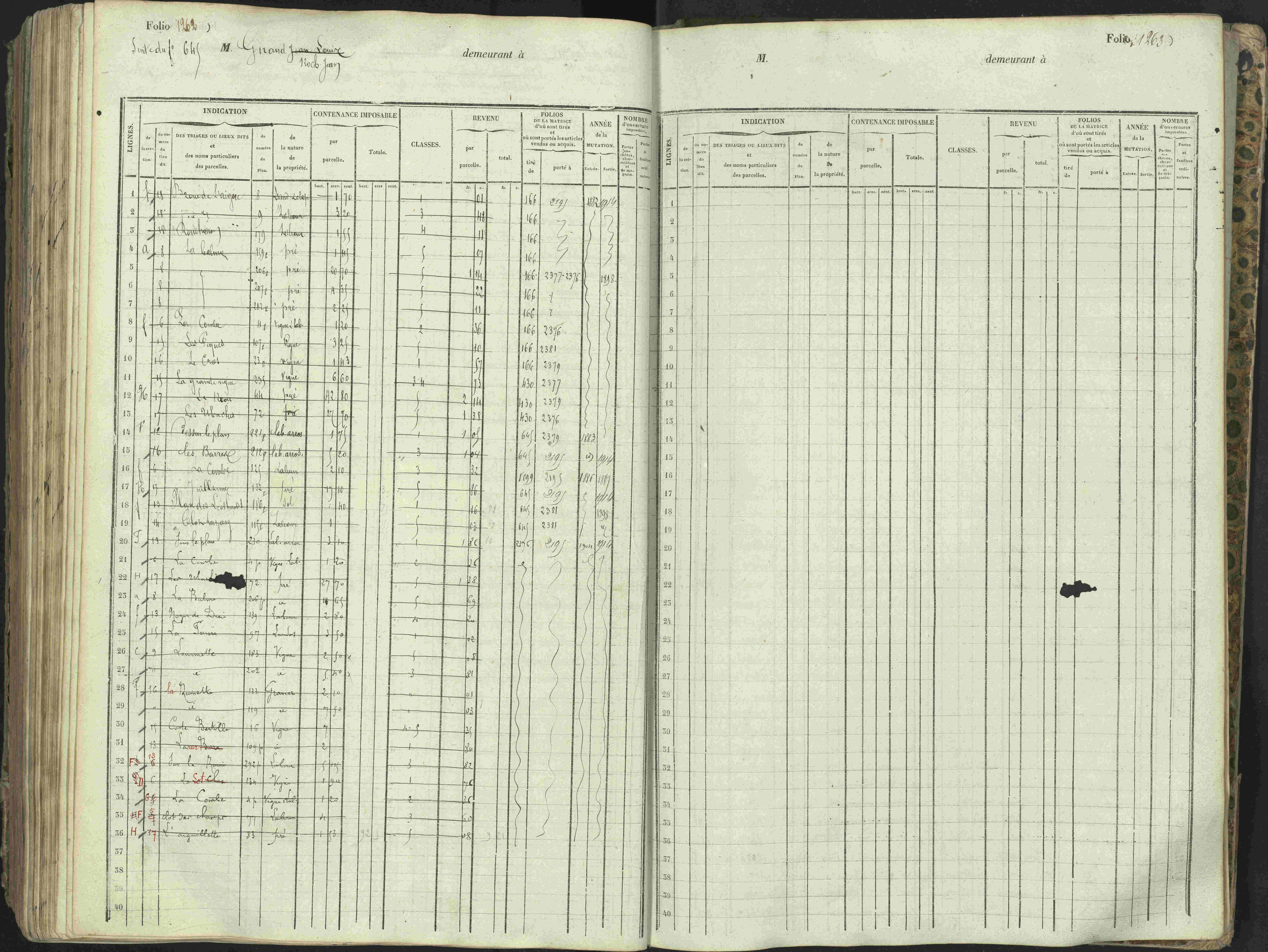 L'Argentière-la-Bessée - 3 P 146/1 - 3 P 146/1 - Matrice, folios 701-1420. 