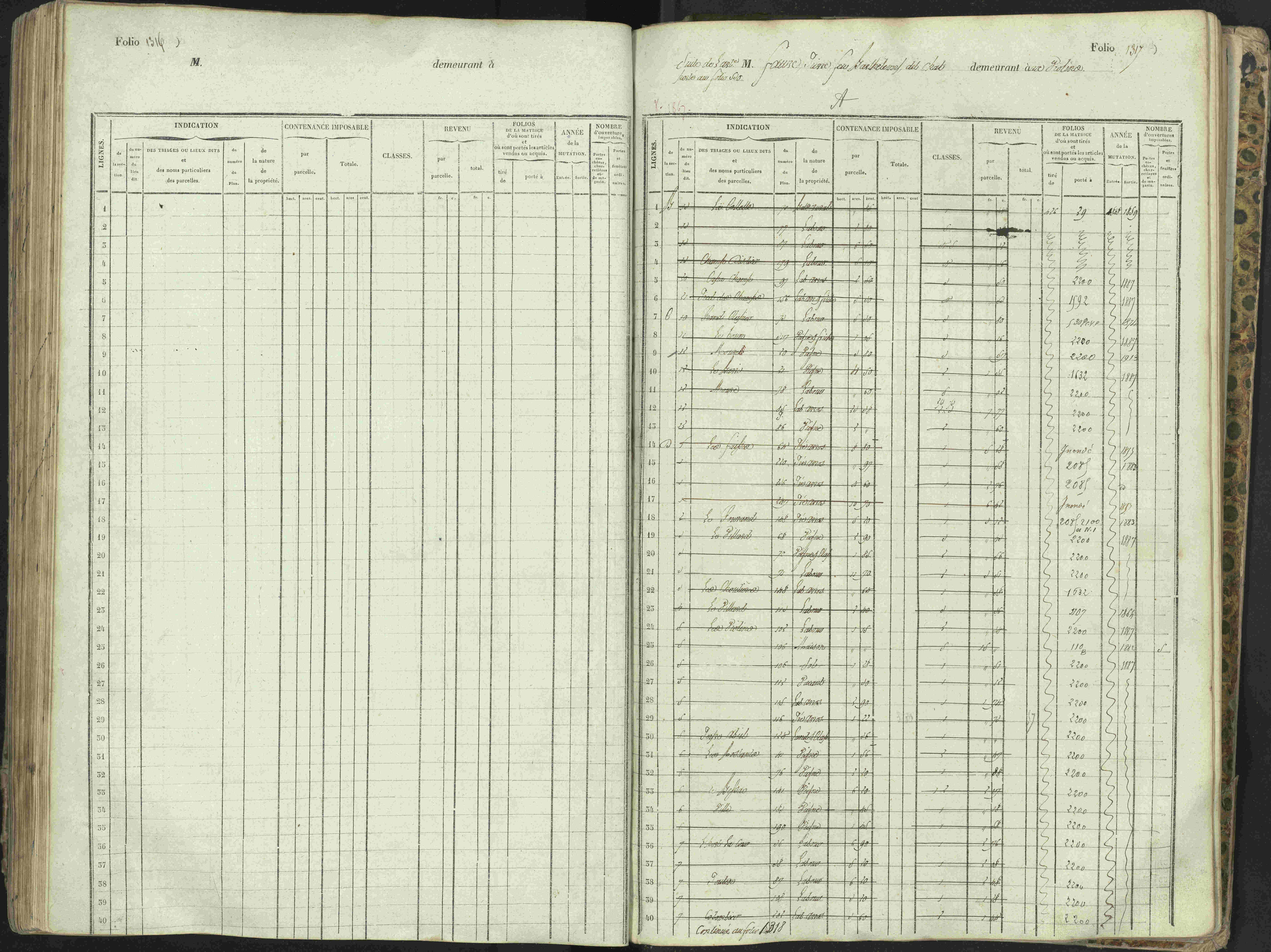 L'Argentière-la-Bessée - 3 P 146/1 - 3 P 146/1 - Matrice, folios 701-1420. 