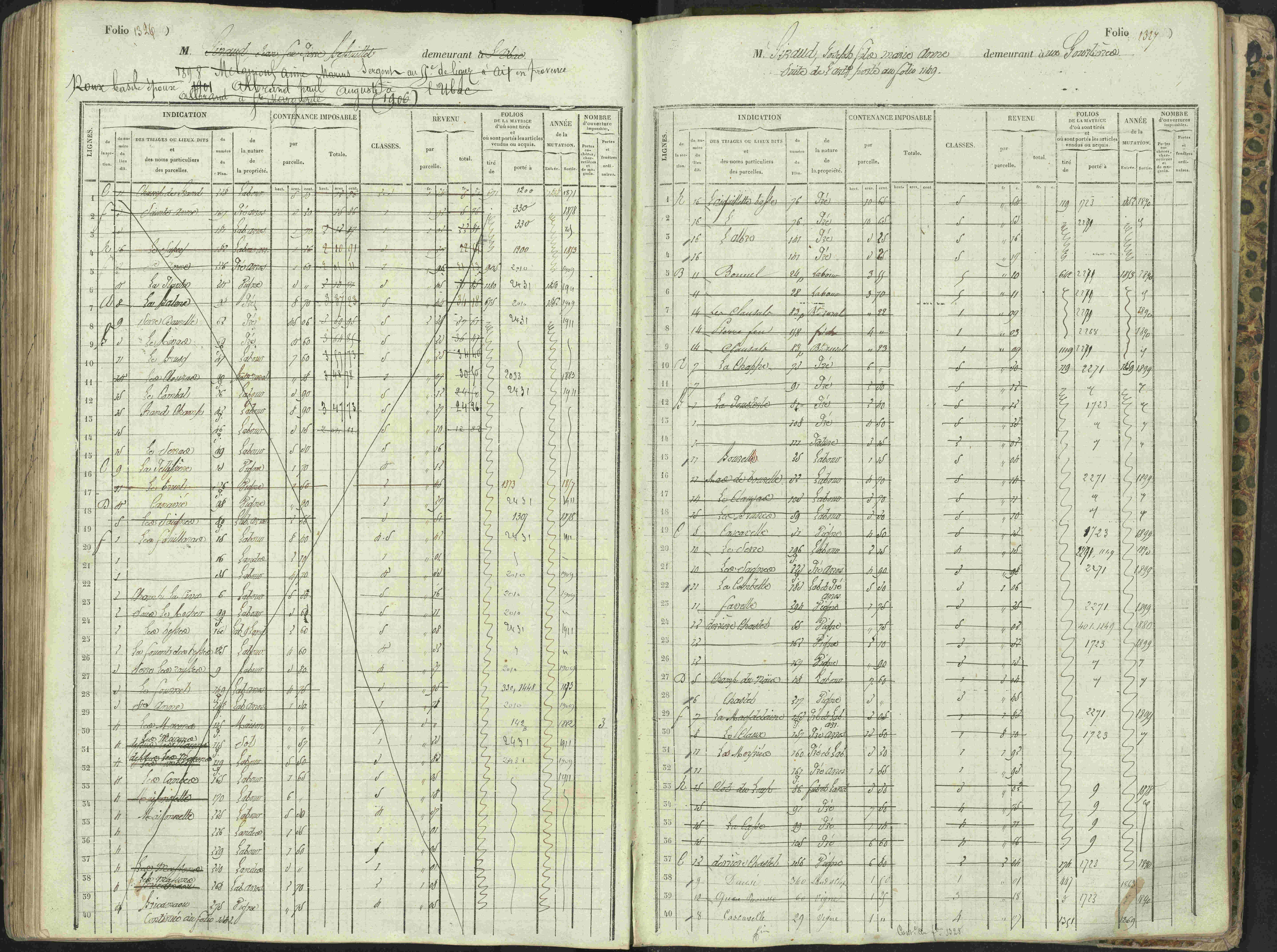 L'Argentière-la-Bessée - 3 P 146/1 - 3 P 146/1 - Matrice, folios 701-1420. 