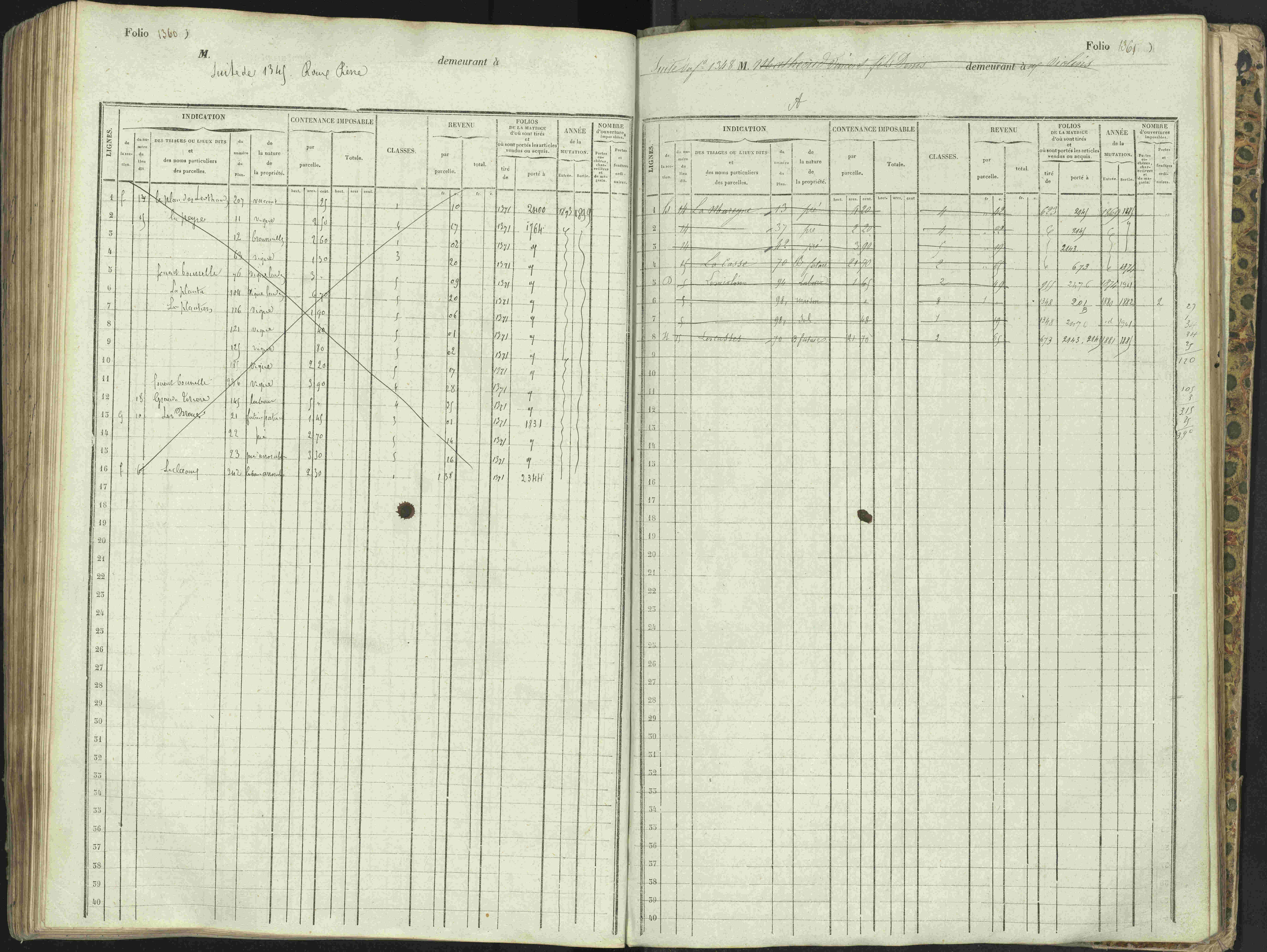 L'Argentière-la-Bessée - 3 P 146/1 - 3 P 146/1 - Matrice, folios 701-1420. 