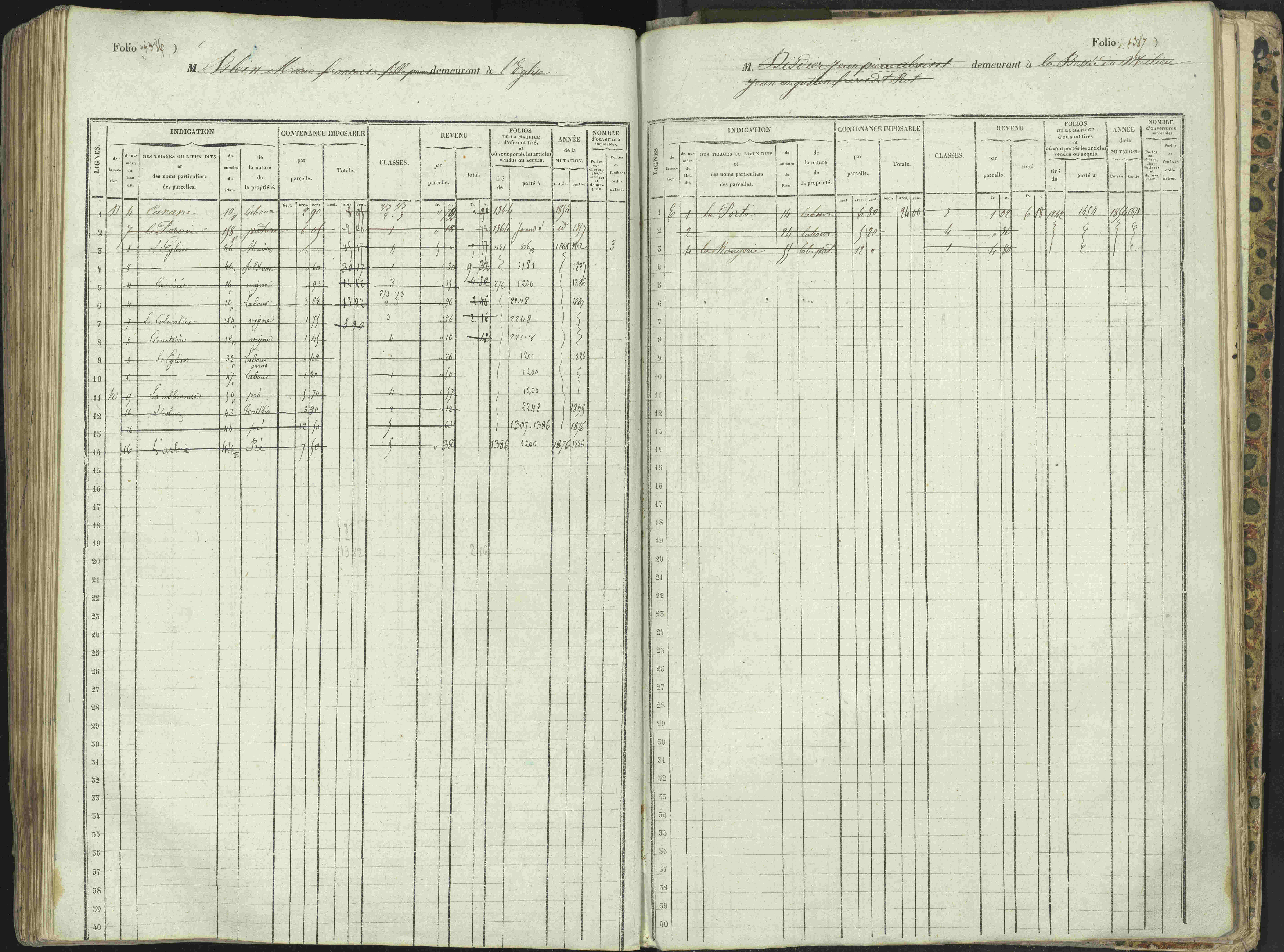 L'Argentière-la-Bessée - 3 P 146/1 - 3 P 146/1 - Matrice, folios 701-1420. 