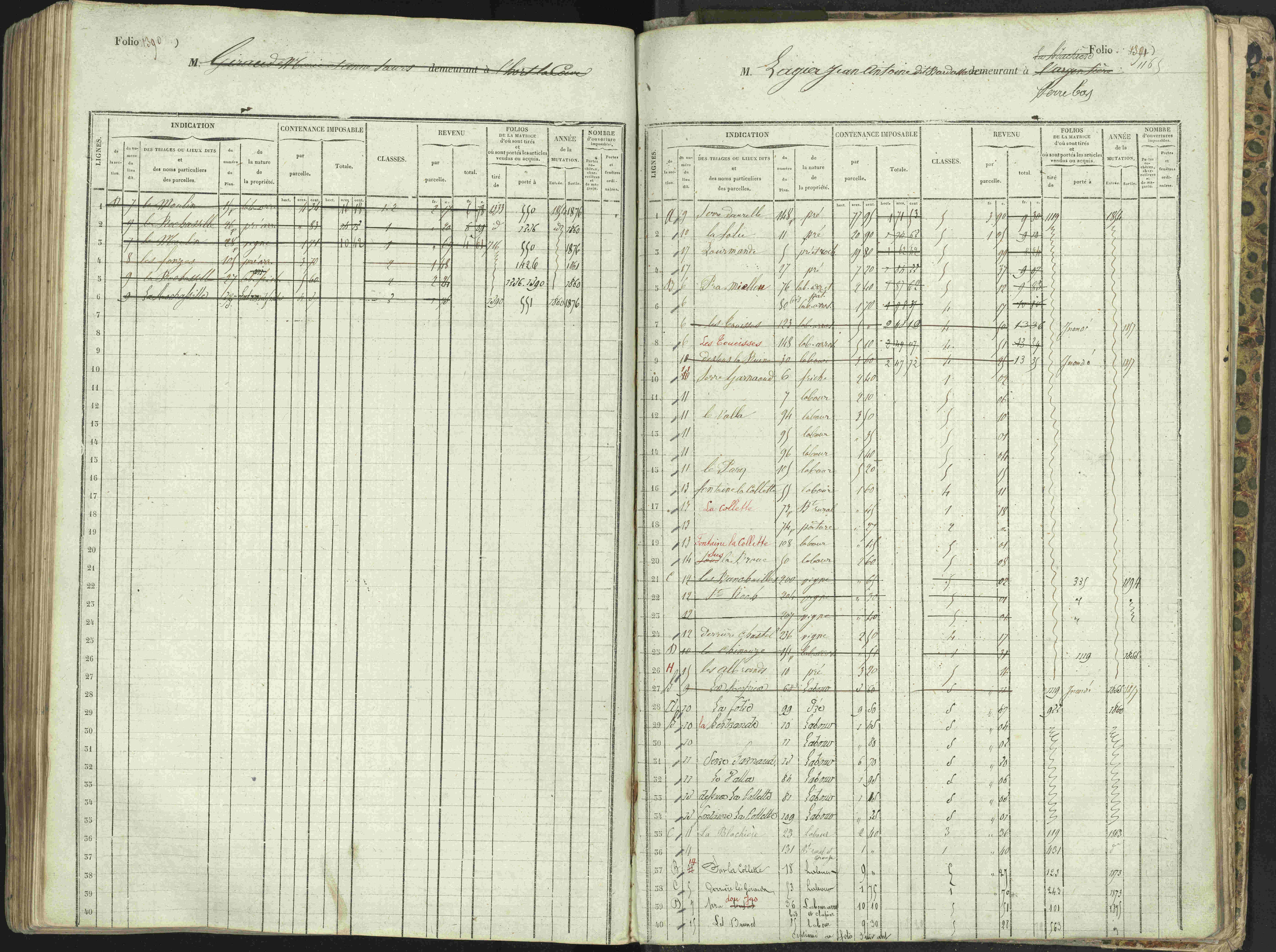 L'Argentière-la-Bessée - 3 P 146/1 - 3 P 146/1 - Matrice, folios 701-1420. 