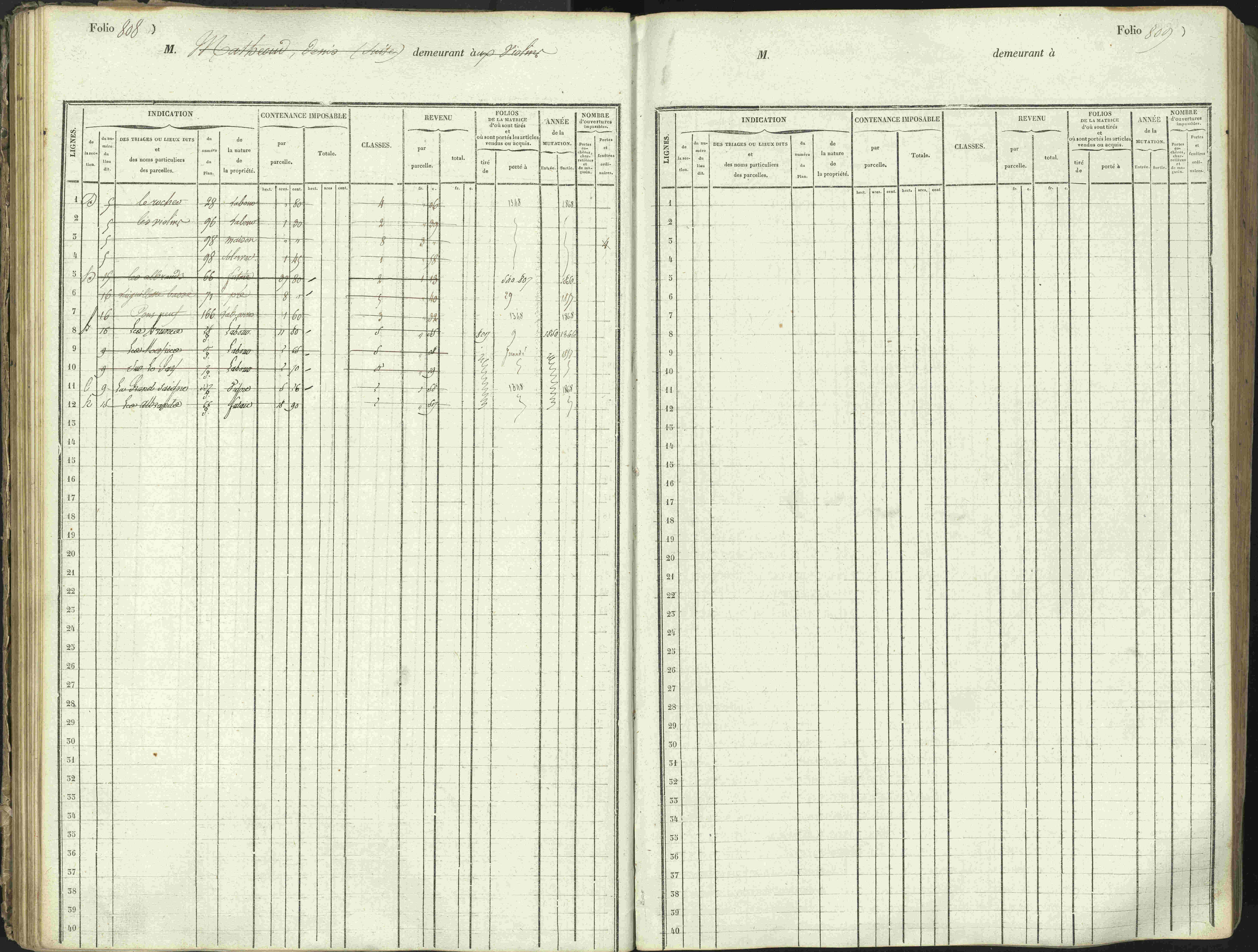 L'Argentière-la-Bessée - 3 P 146/1 - 3 P 146/1 - Matrice, folios 701-1420. 