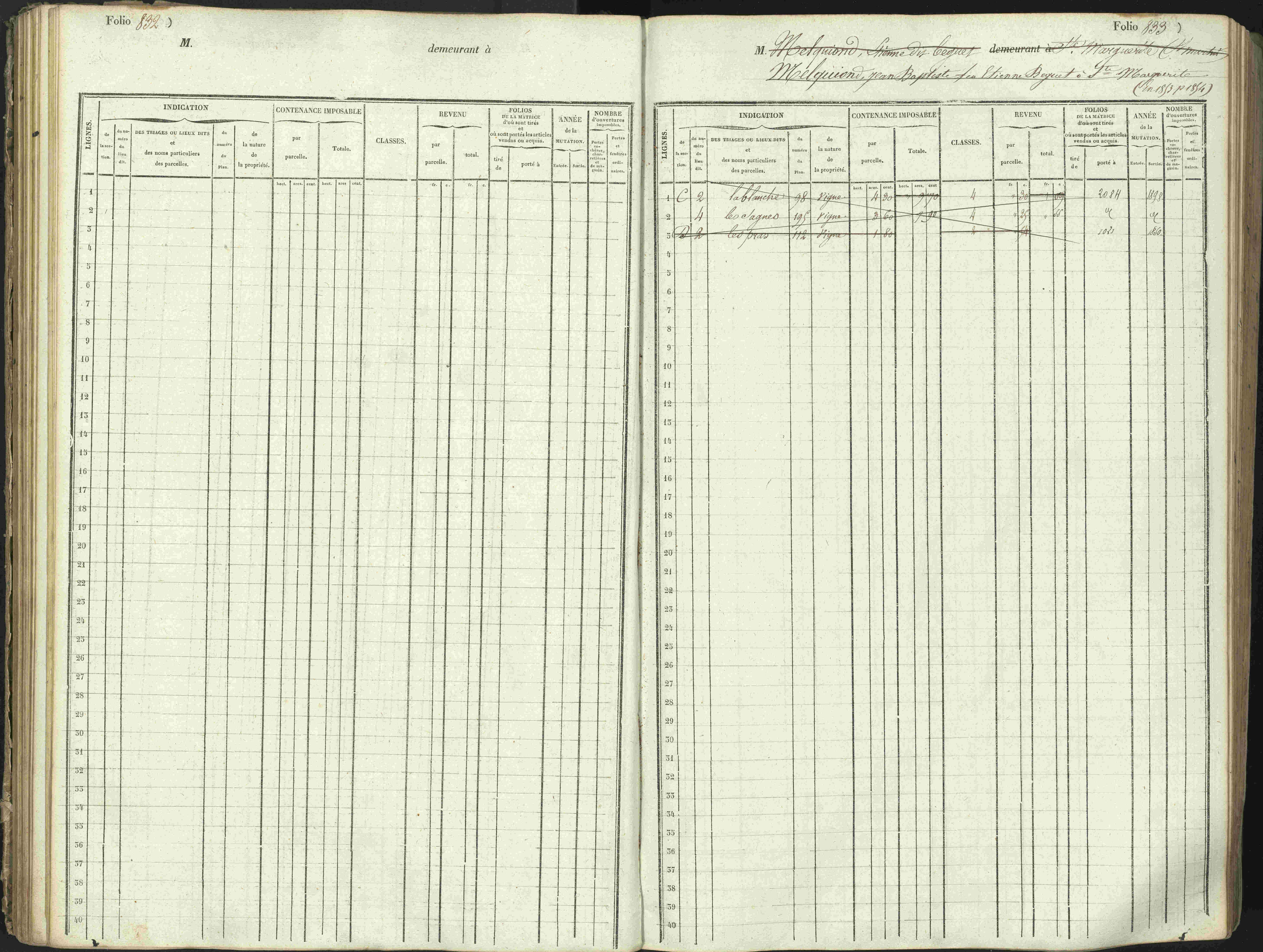 L'Argentière-la-Bessée - 3 P 146/1 - 3 P 146/1 - Matrice, folios 701-1420. 