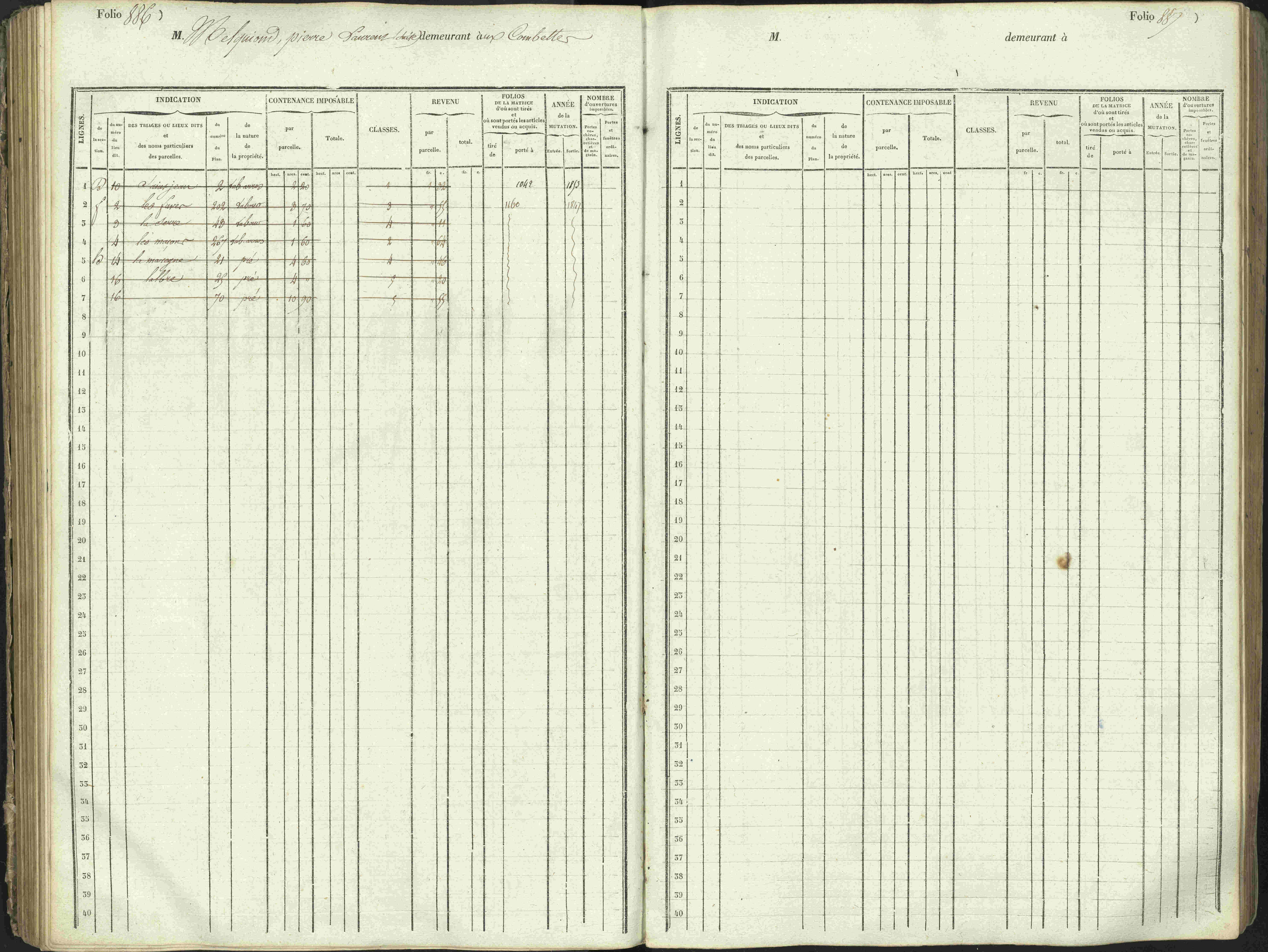 L'Argentière-la-Bessée - 3 P 146/1 - 3 P 146/1 - Matrice, folios 701-1420. 