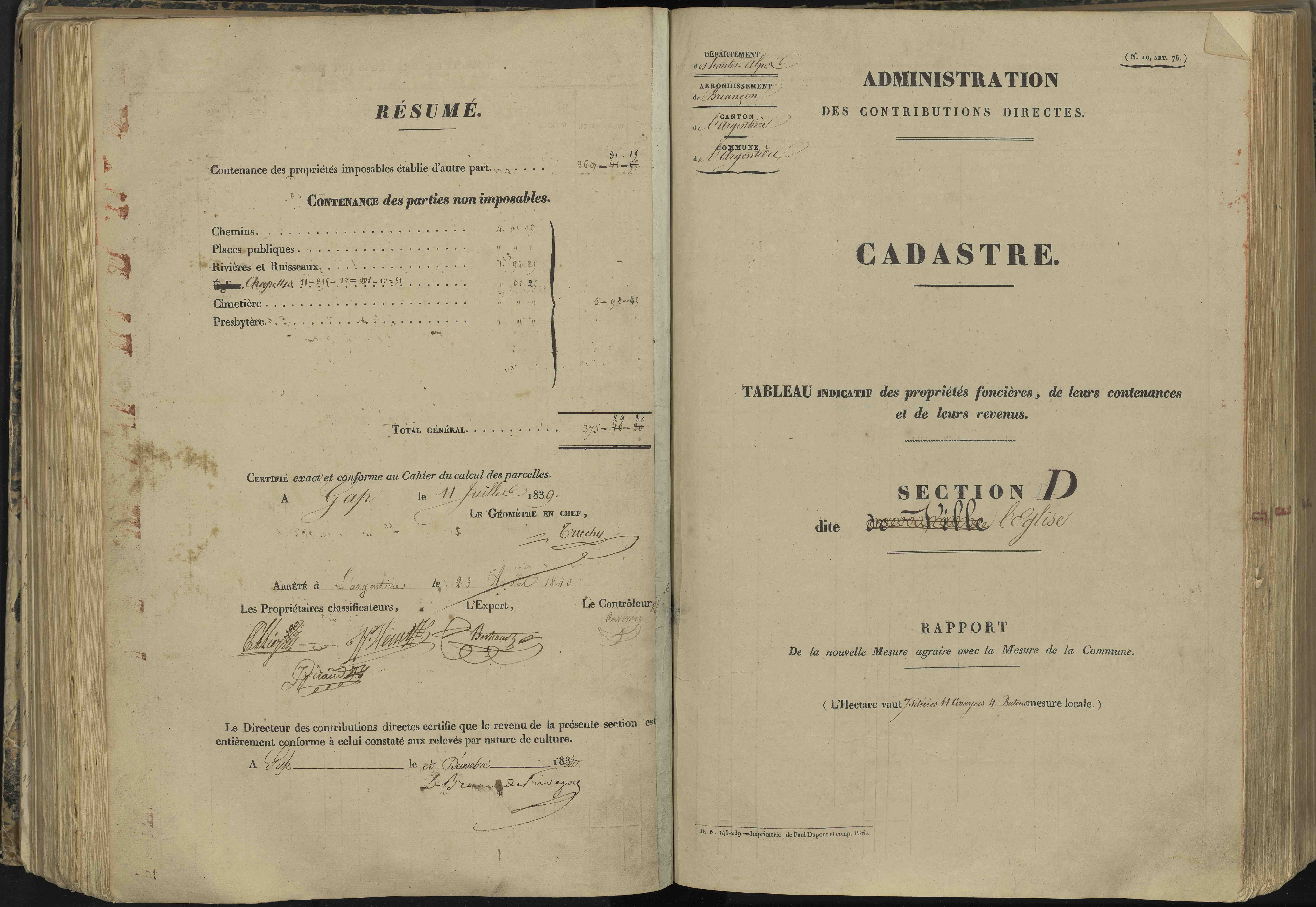 L'Argentière-la-Bessée - 3 P 143/3 - 3 P 143/3 - Section C 