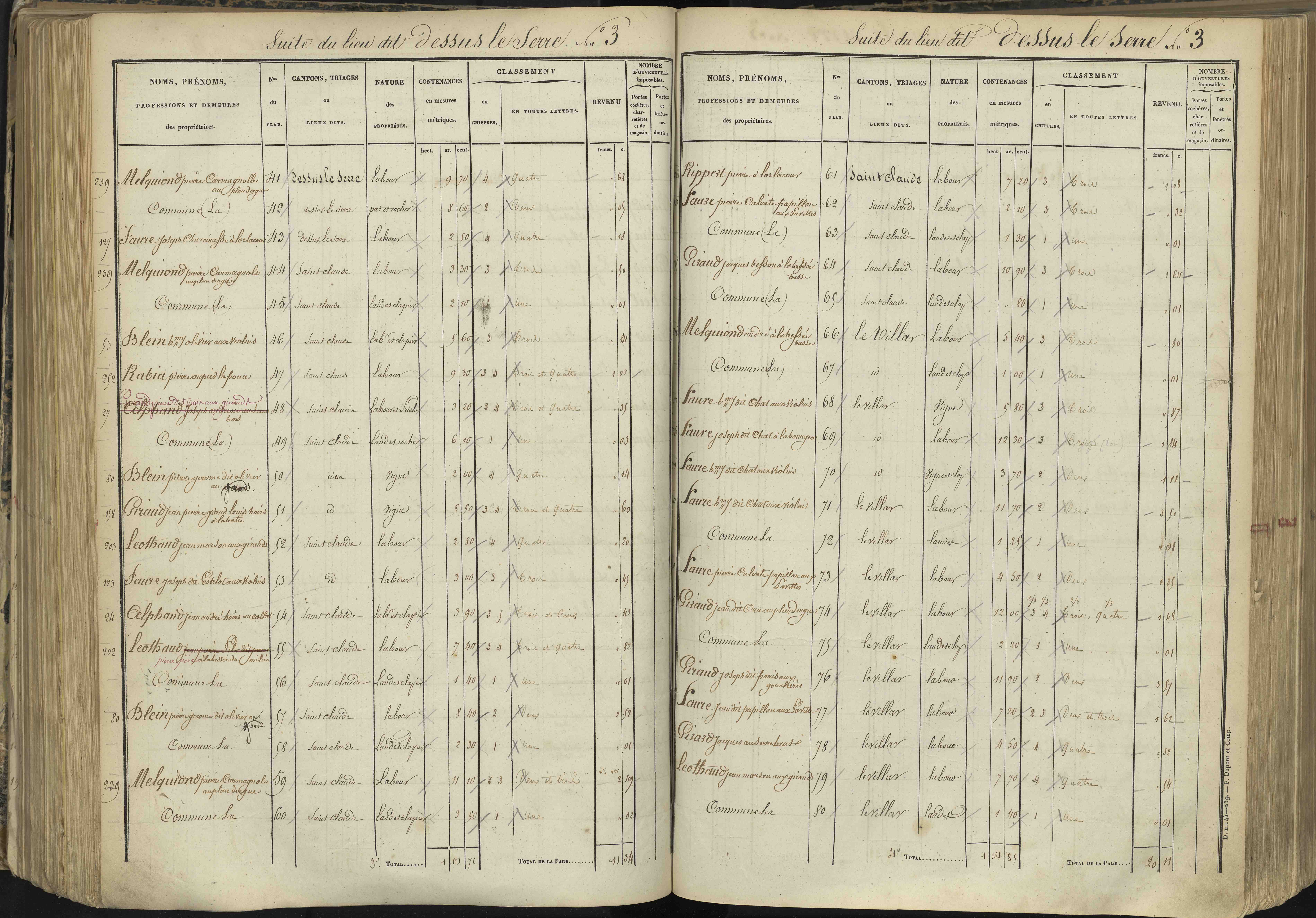 L'Argentière-la-Bessée - 3 P 143/4 - 3 P 143/4 - Section D 