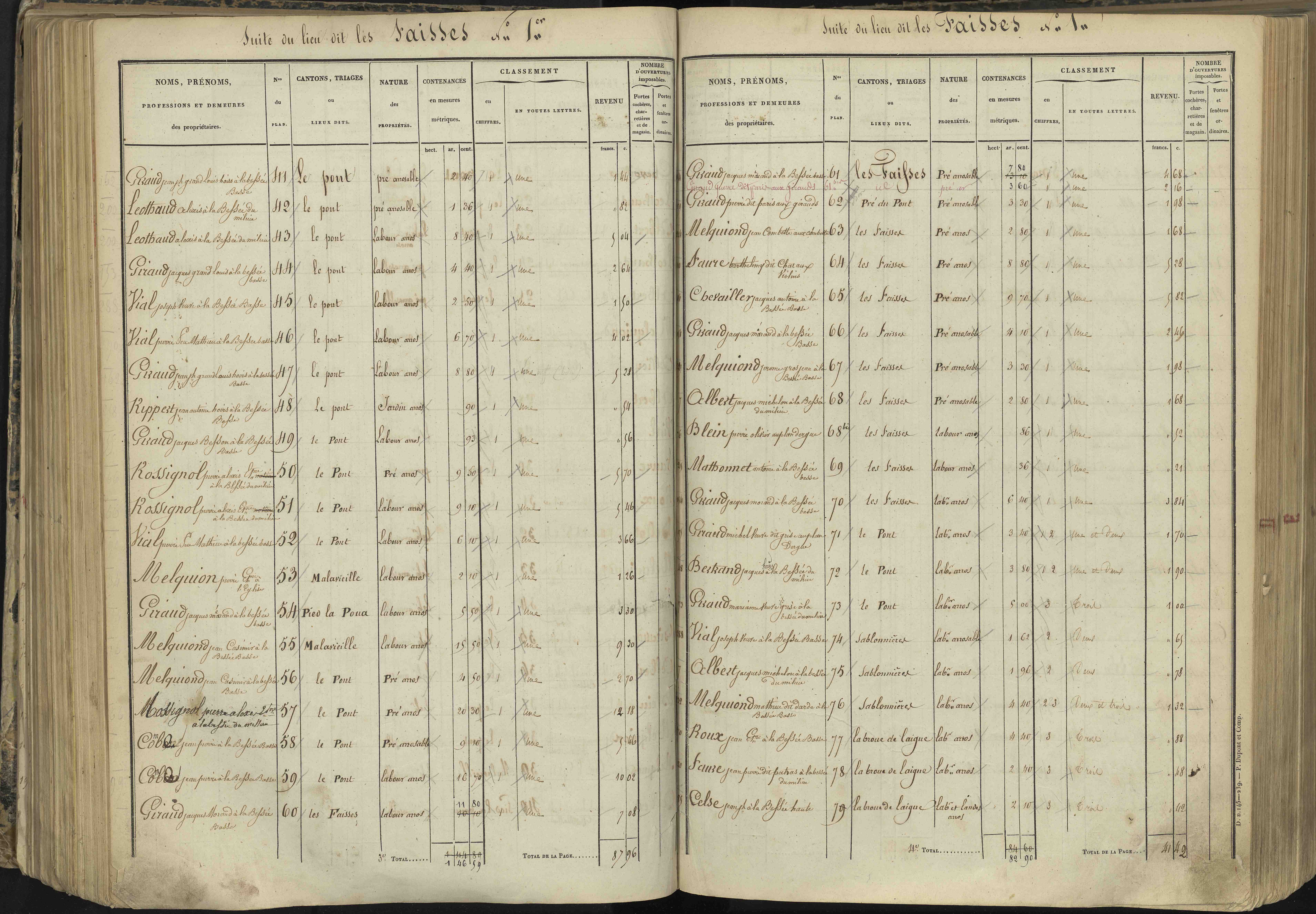 L'Argentière-la-Bessée - 3 P 143/4 - 3 P 143/4 - Section D 