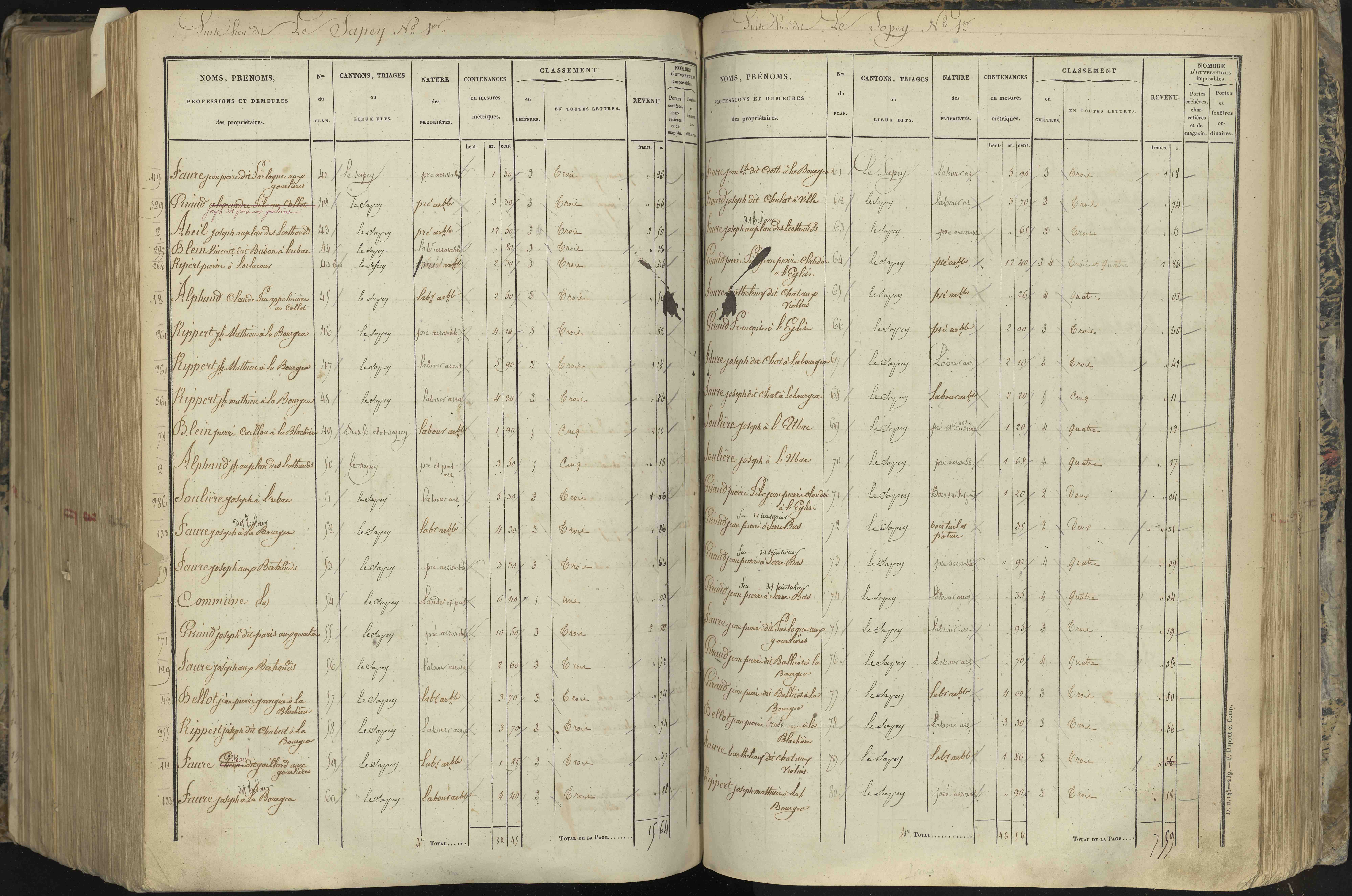 L'Argentière-la-Bessée - 3 P 143/7 - 3 P 143/7 - Section G 