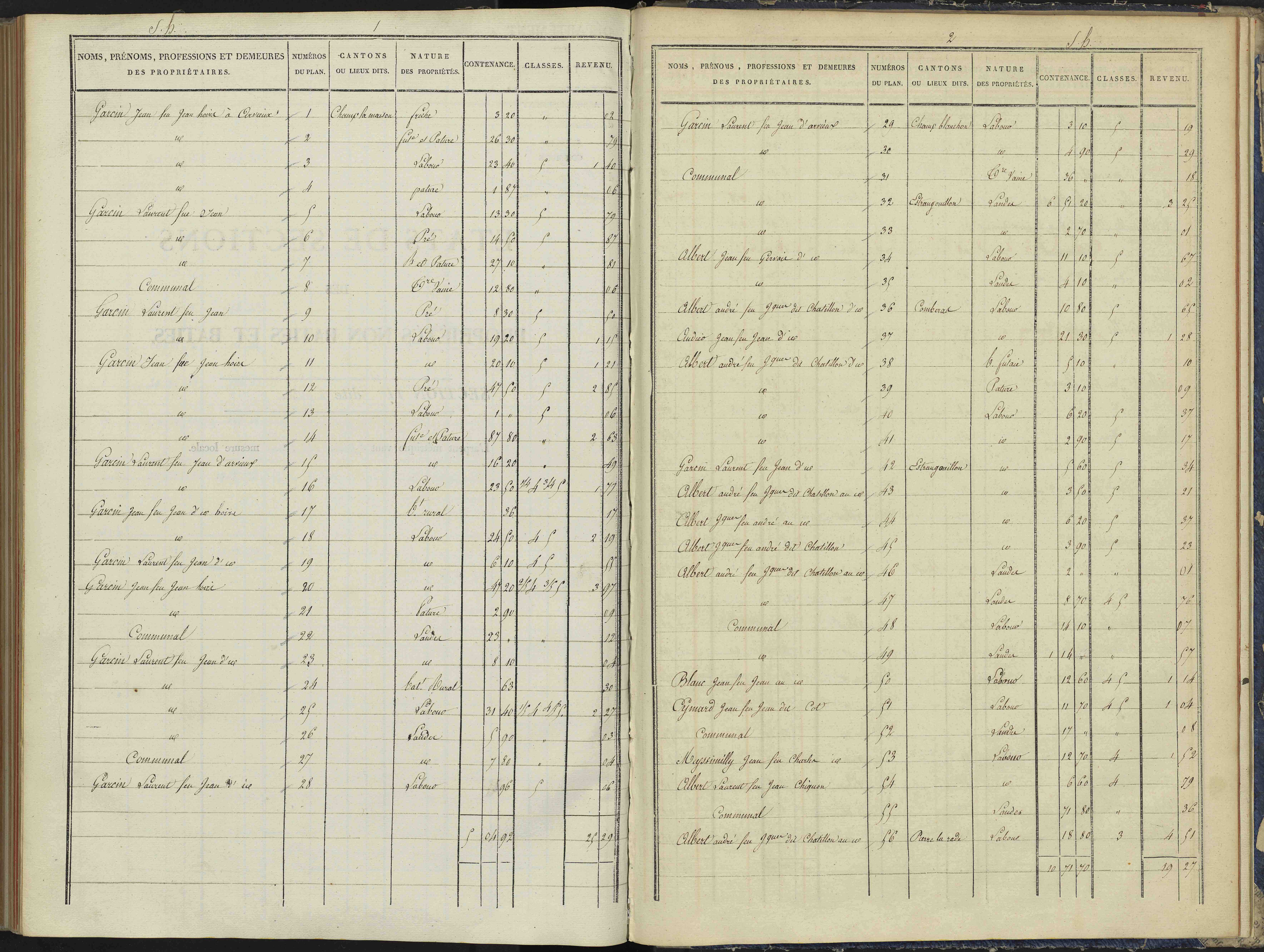Arvieux - 3 P 157/8 - 3 P 157/8 - Section H 