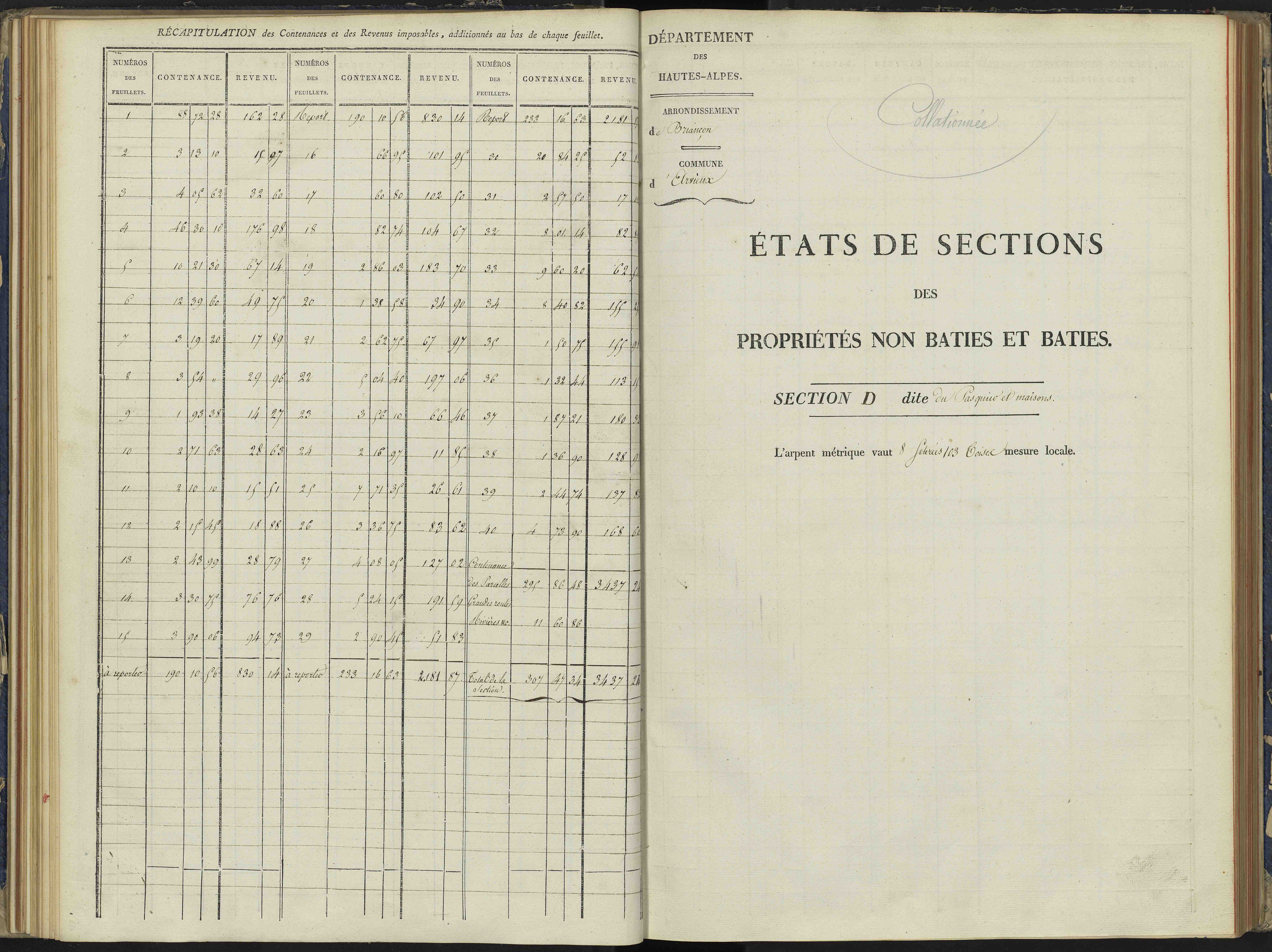 Arvieux - 3 P 157/3 - 3 P 157/3 - Section C 