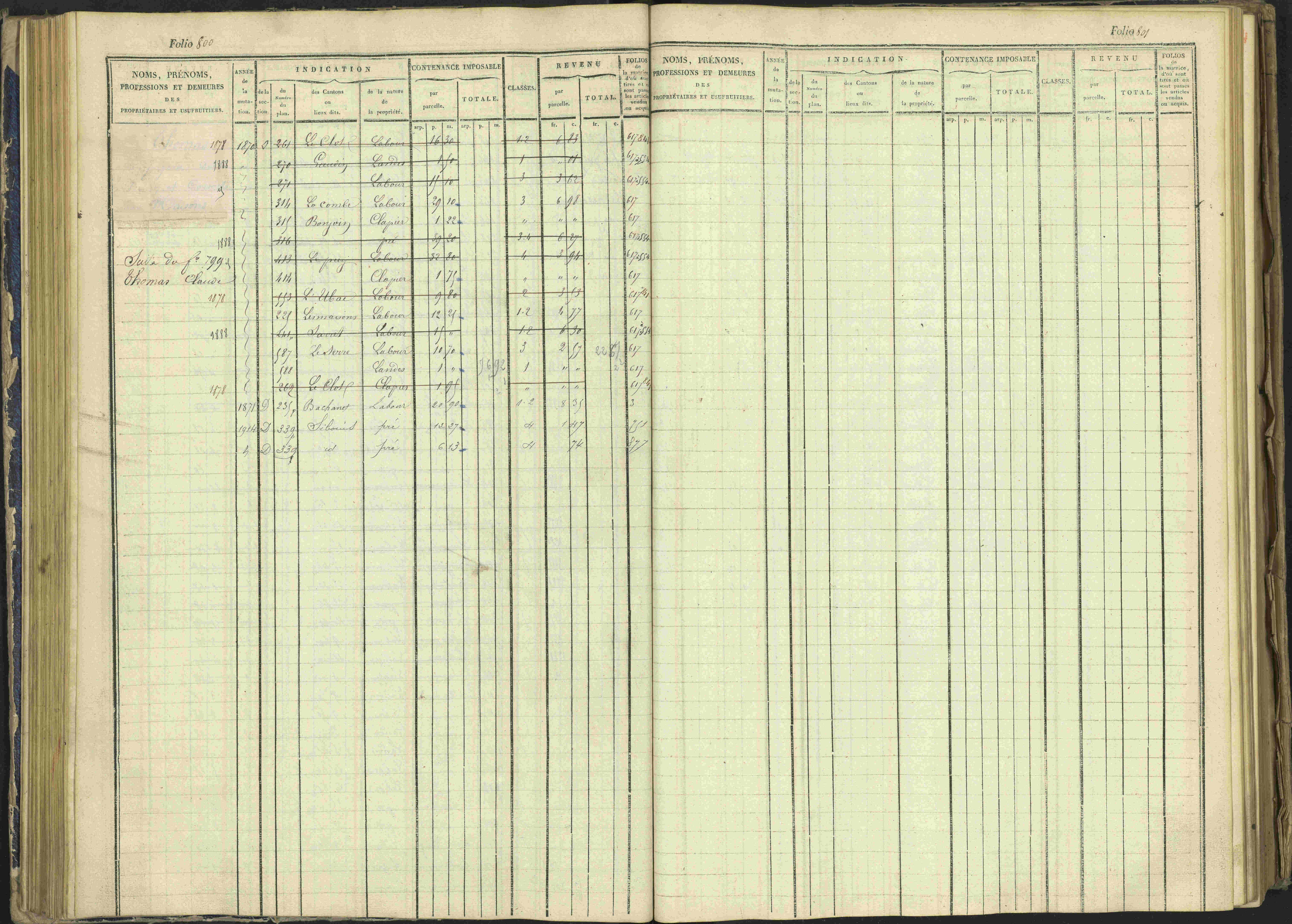 Arvieux - 3 P 160/1 - 3 P 160/1 - Matrice, folios 601-1174. 