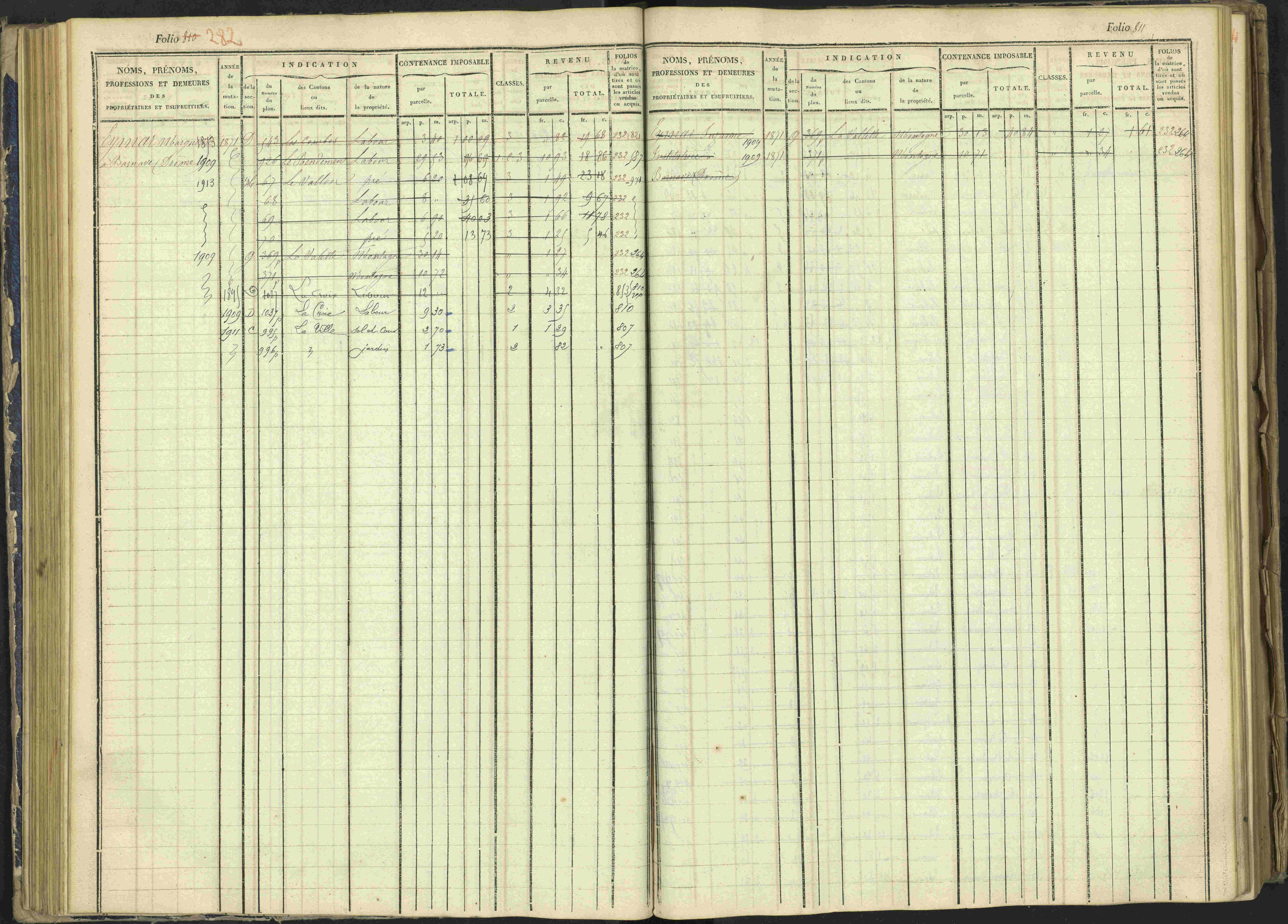 Arvieux - 3 P 160/1 - 3 P 160/1 - Matrice, folios 601-1174. 