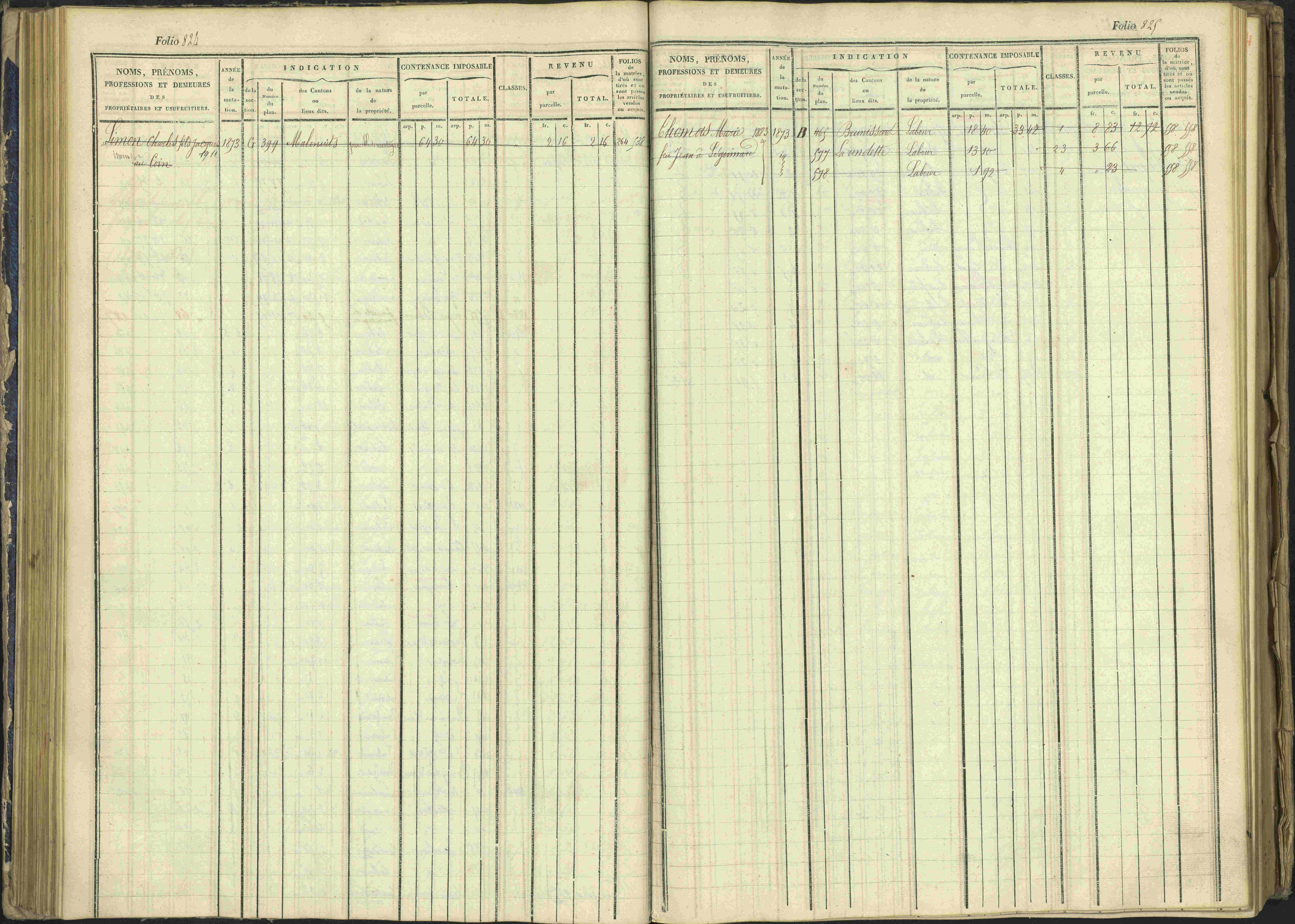Arvieux - 3 P 160/1 - 3 P 160/1 - Matrice, folios 601-1174. 