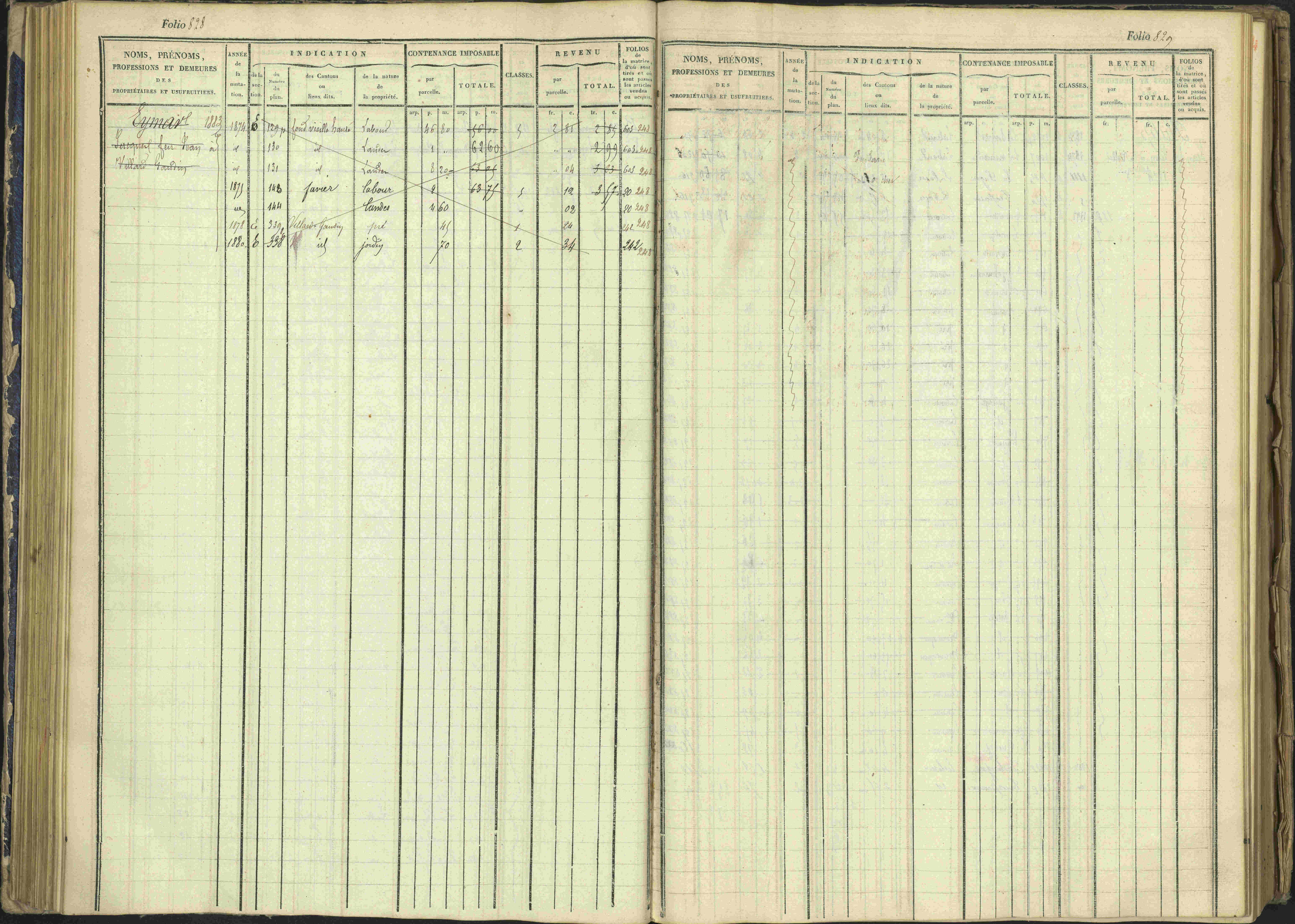 Arvieux - 3 P 160/1 - 3 P 160/1 - Matrice, folios 601-1174. 