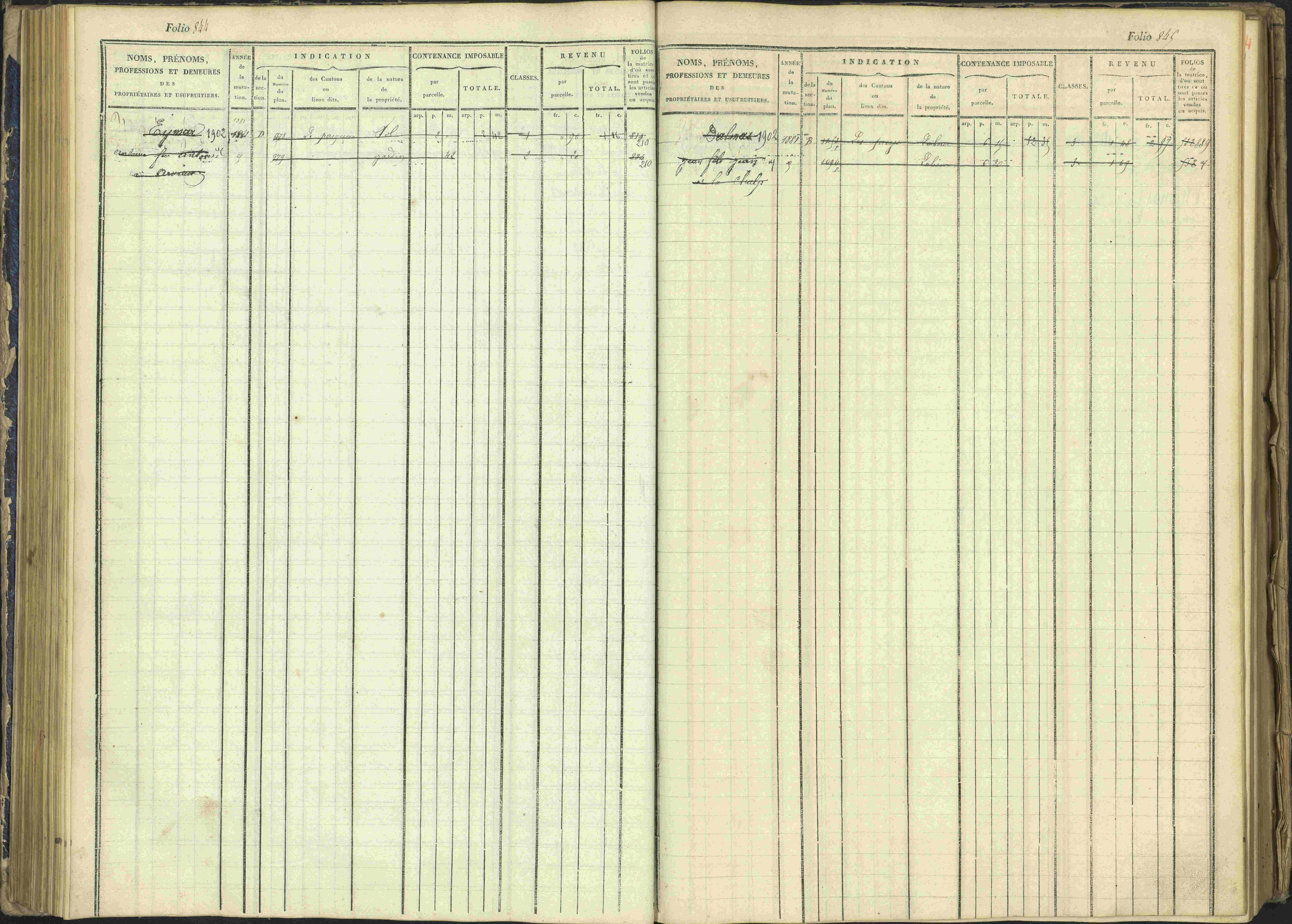 Arvieux - 3 P 160/1 - 3 P 160/1 - Matrice, folios 601-1174. 