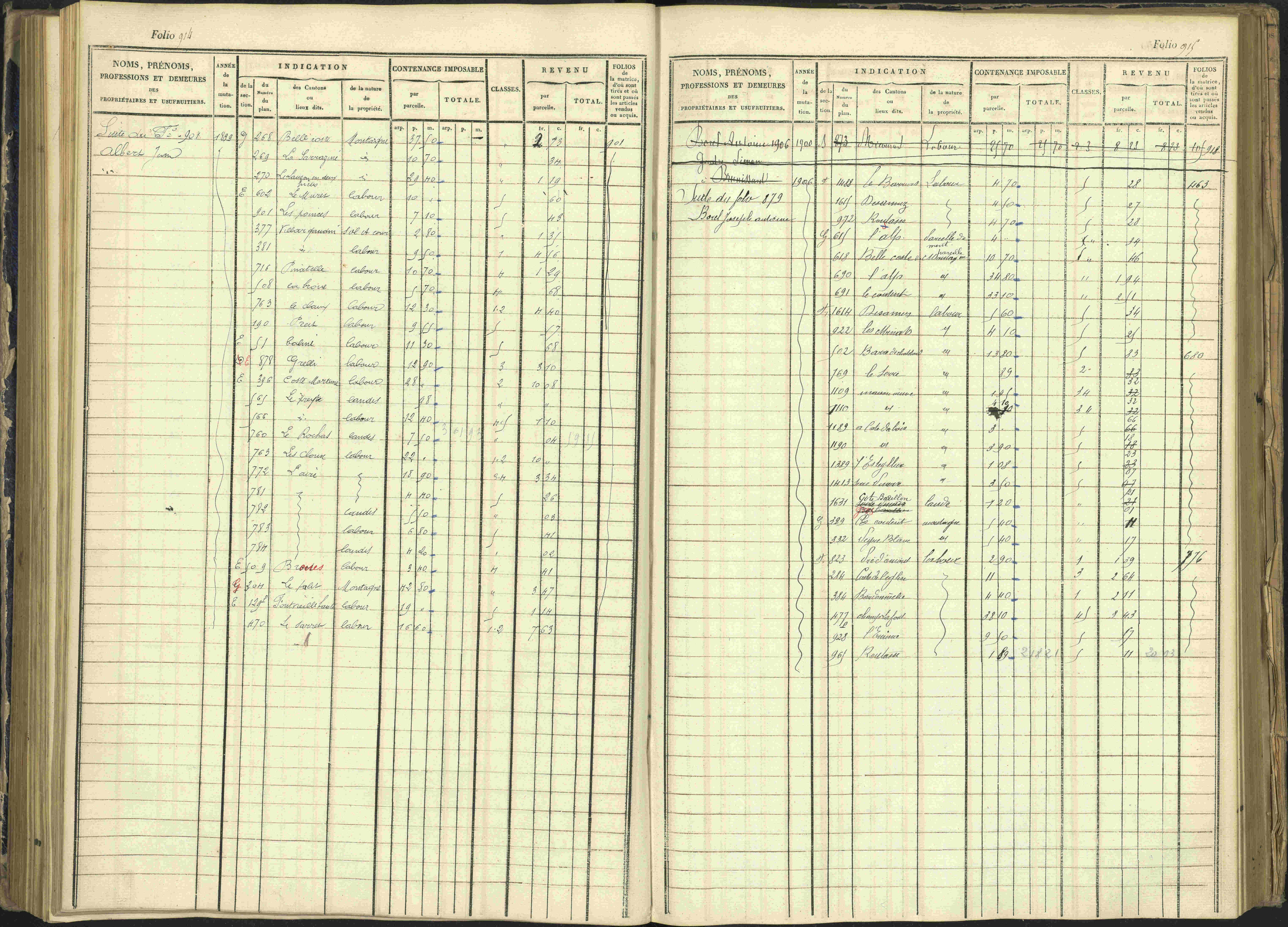 Arvieux - 3 P 160/1 - 3 P 160/1 - Matrice, folios 601-1174. 