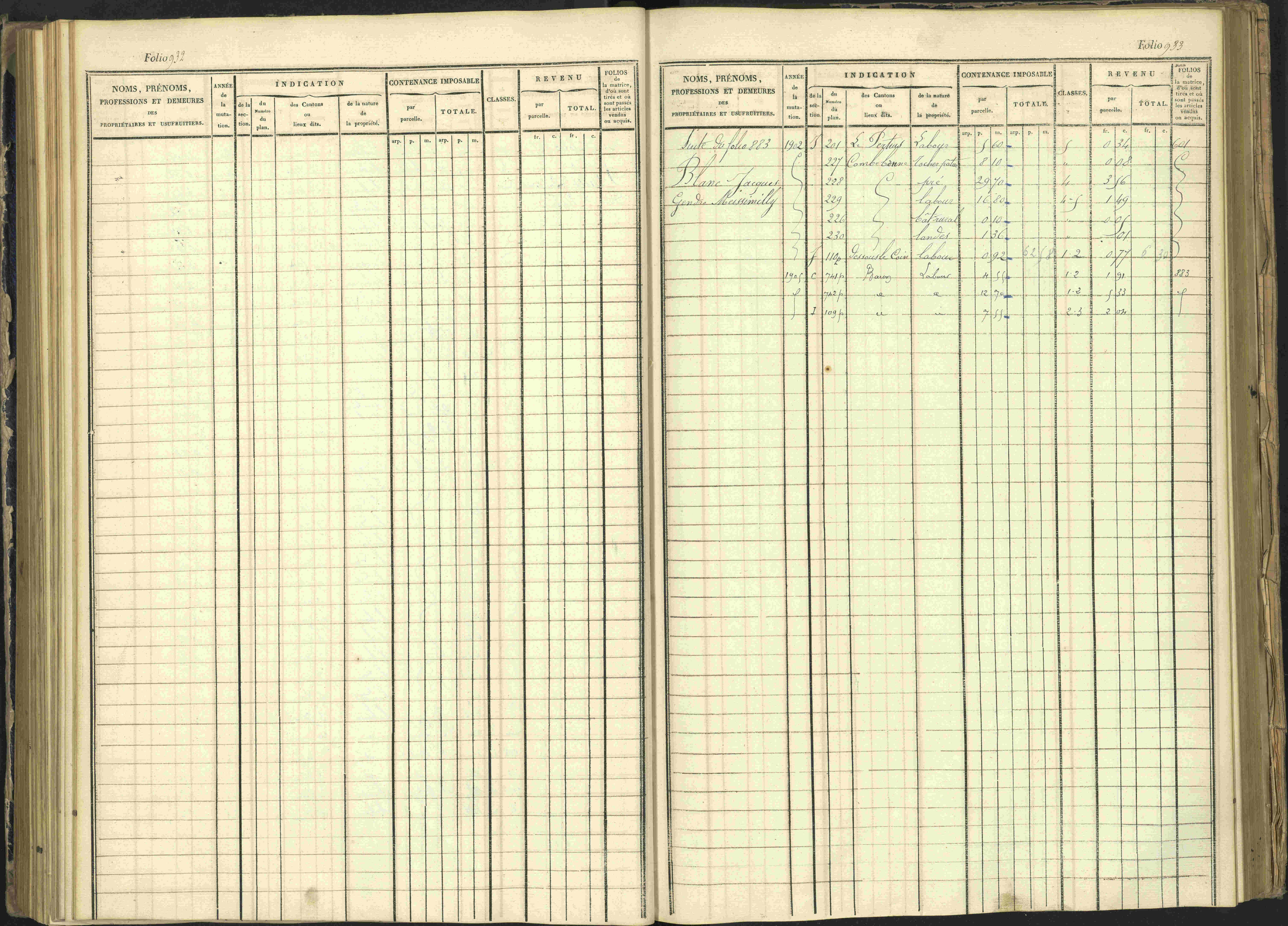 Arvieux - 3 P 160/1 - 3 P 160/1 - Matrice, folios 601-1174. 