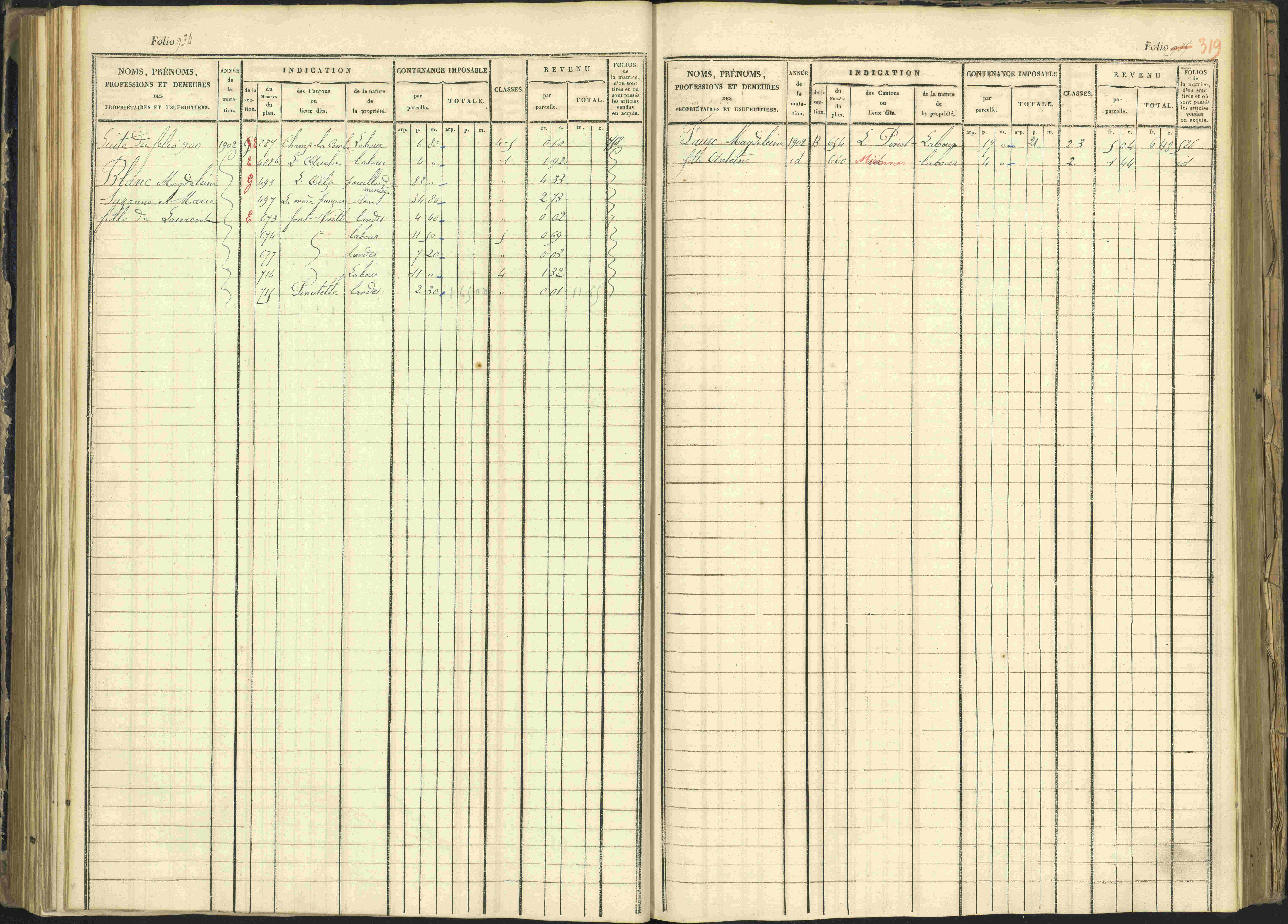 Arvieux - 3 P 160/1 - 3 P 160/1 - Matrice, folios 601-1174. 