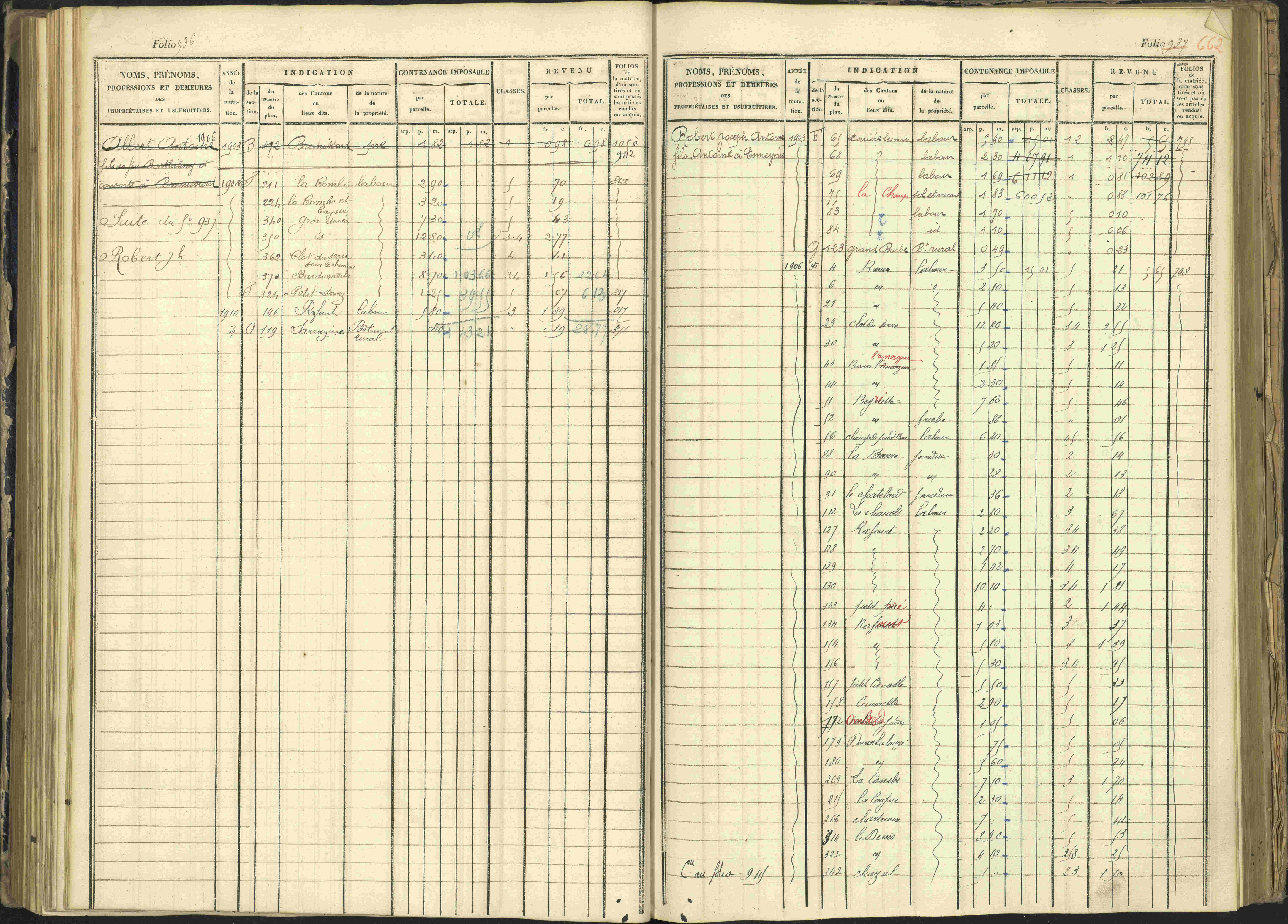 Arvieux - 3 P 160/1 - 3 P 160/1 - Matrice, folios 601-1174. 