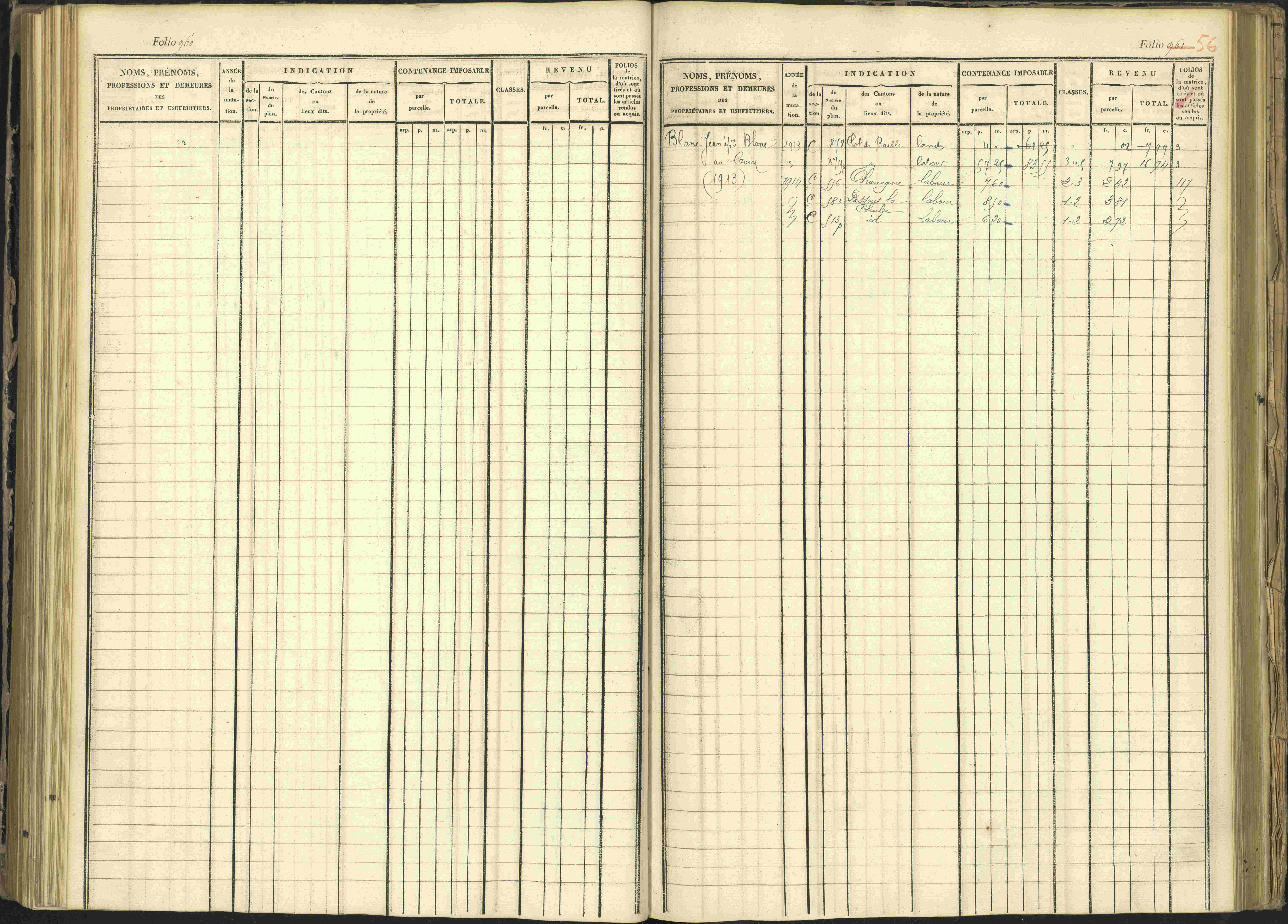Arvieux - 3 P 160/1 - 3 P 160/1 - Matrice, folios 601-1174. 