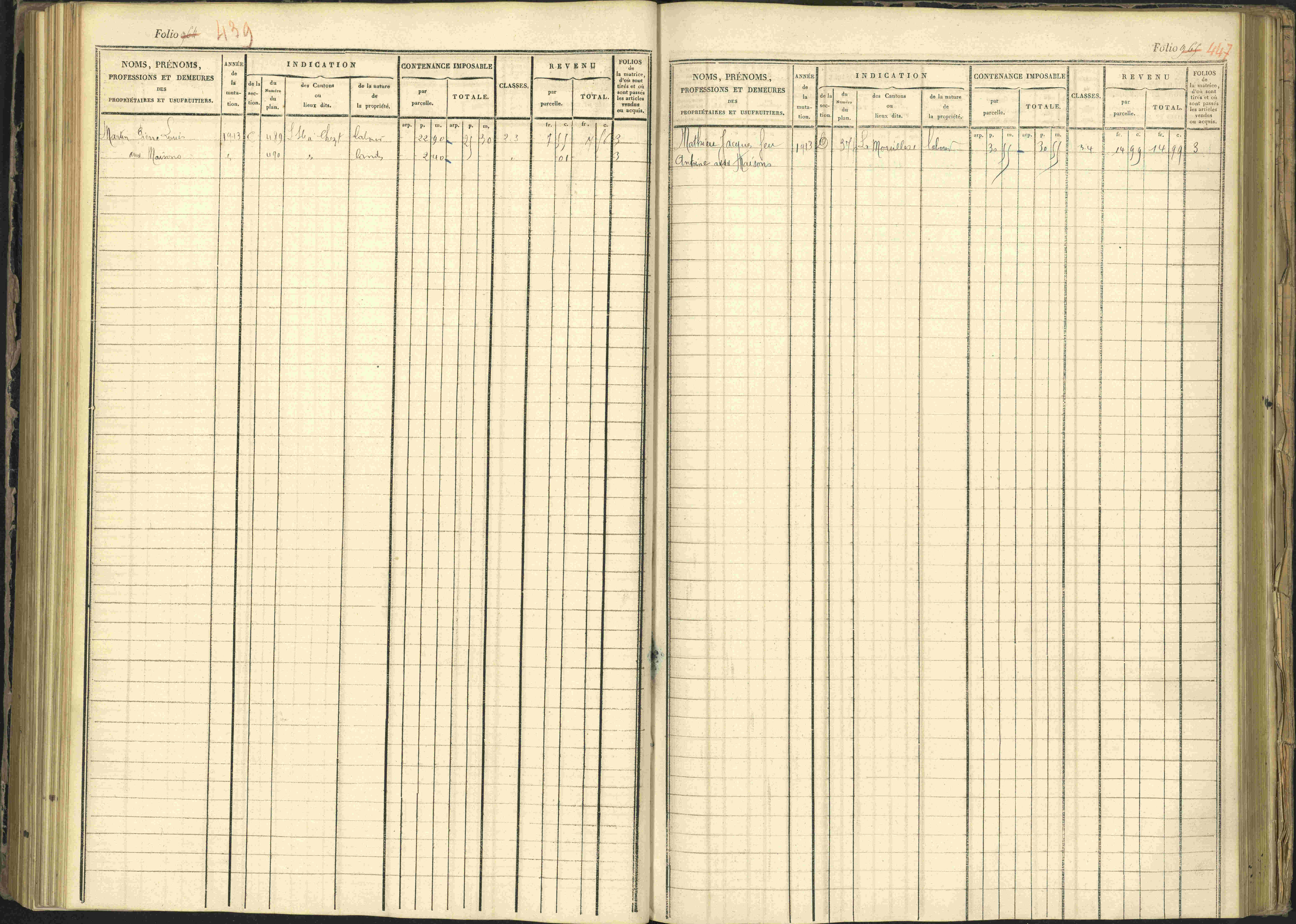 Arvieux - 3 P 160/1 - 3 P 160/1 - Matrice, folios 601-1174. 
