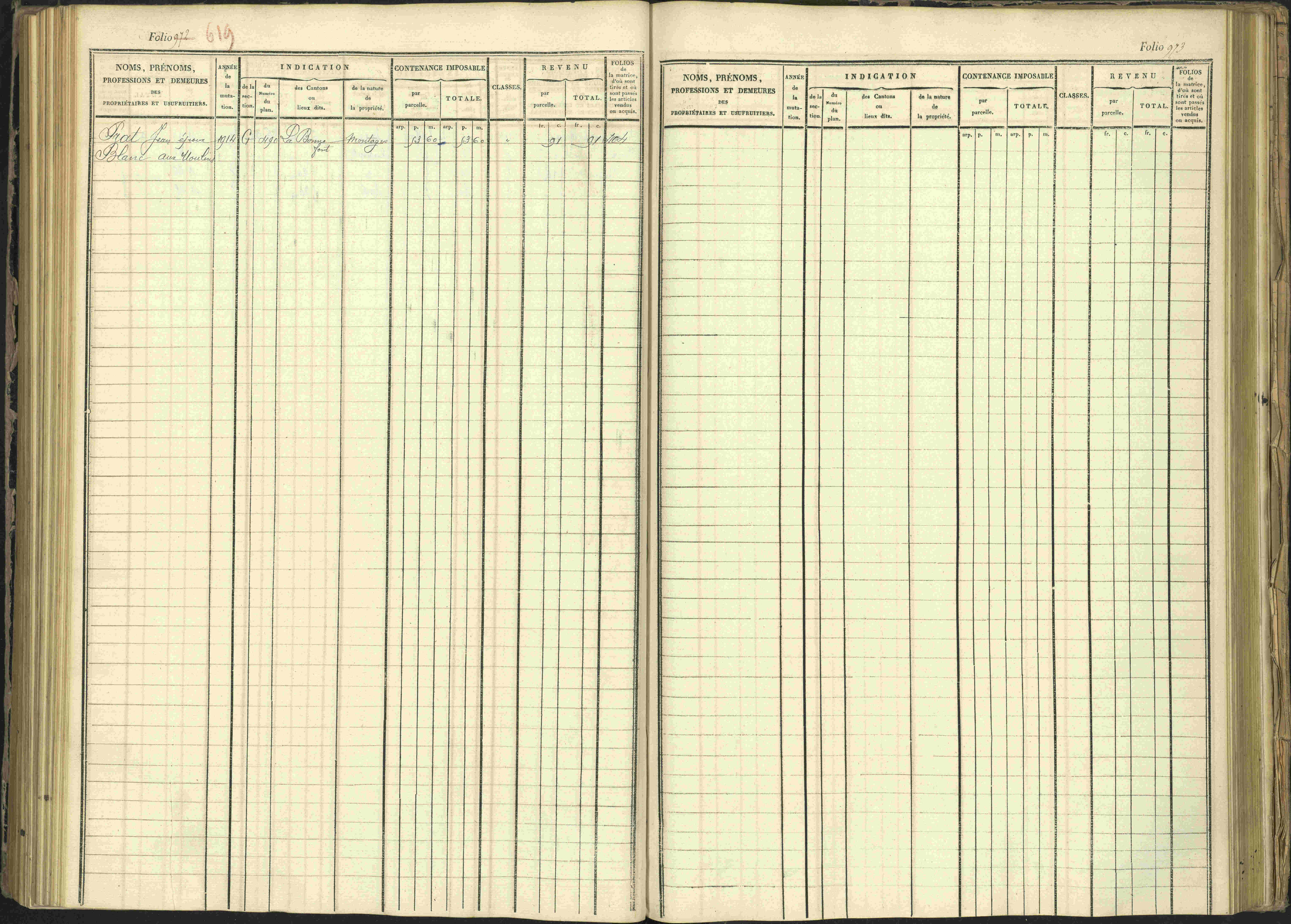 Arvieux - 3 P 160/1 - 3 P 160/1 - Matrice, folios 601-1174. 