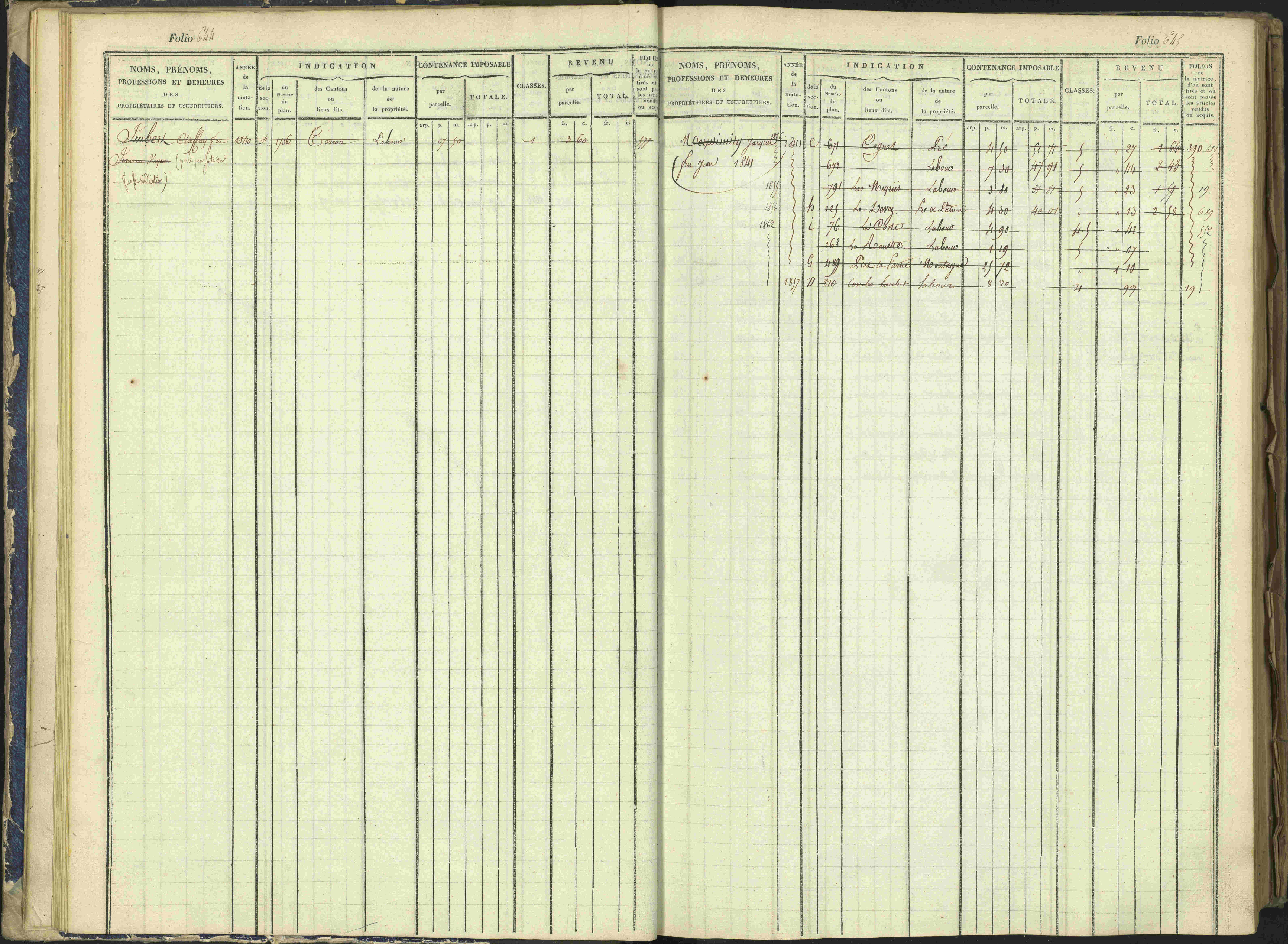 Arvieux - 3 P 160/1 - 3 P 160/1 - Matrice, folios 601-1174. 