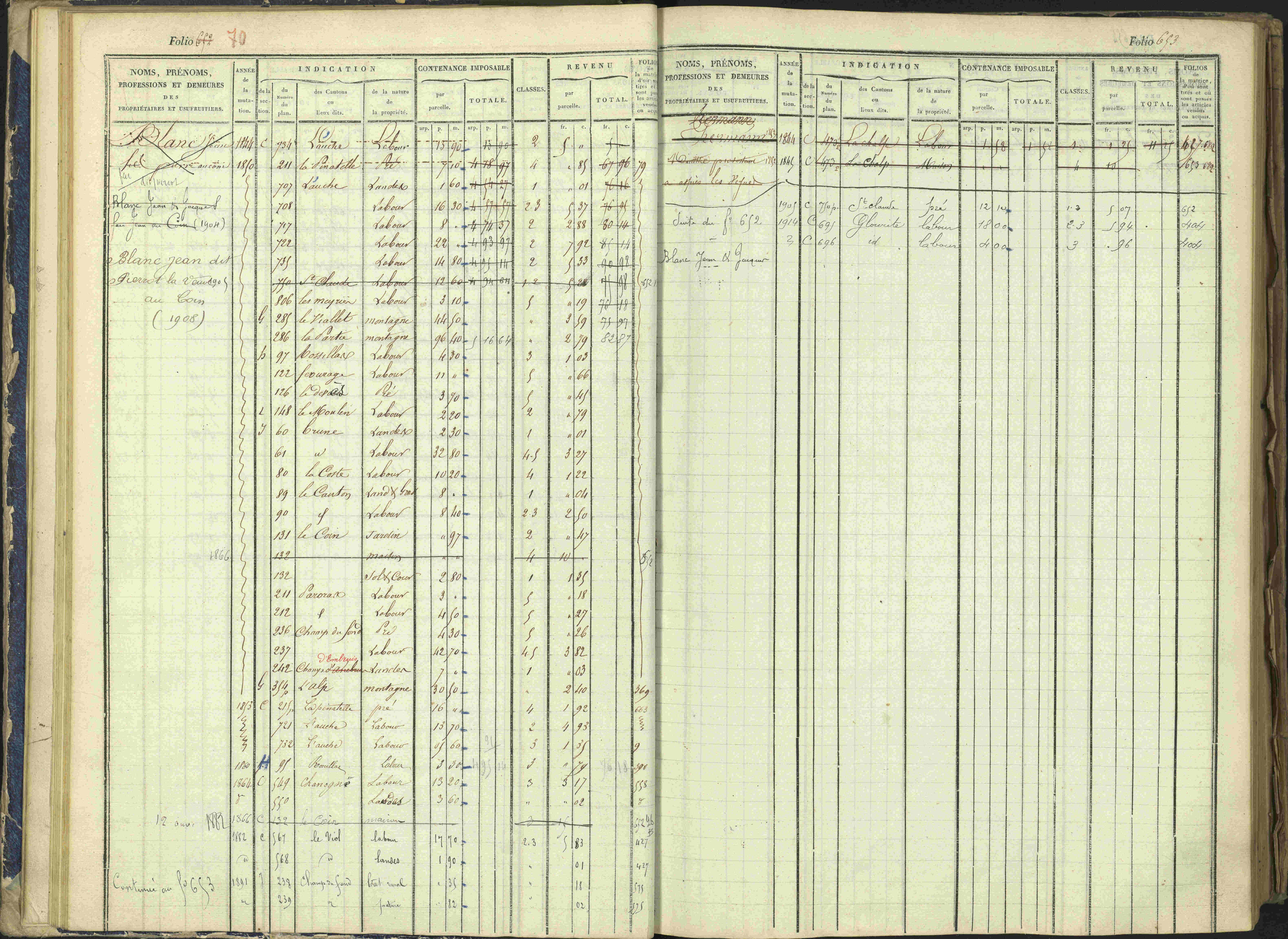 Arvieux - 3 P 160/1 - 3 P 160/1 - Matrice, folios 601-1174. 