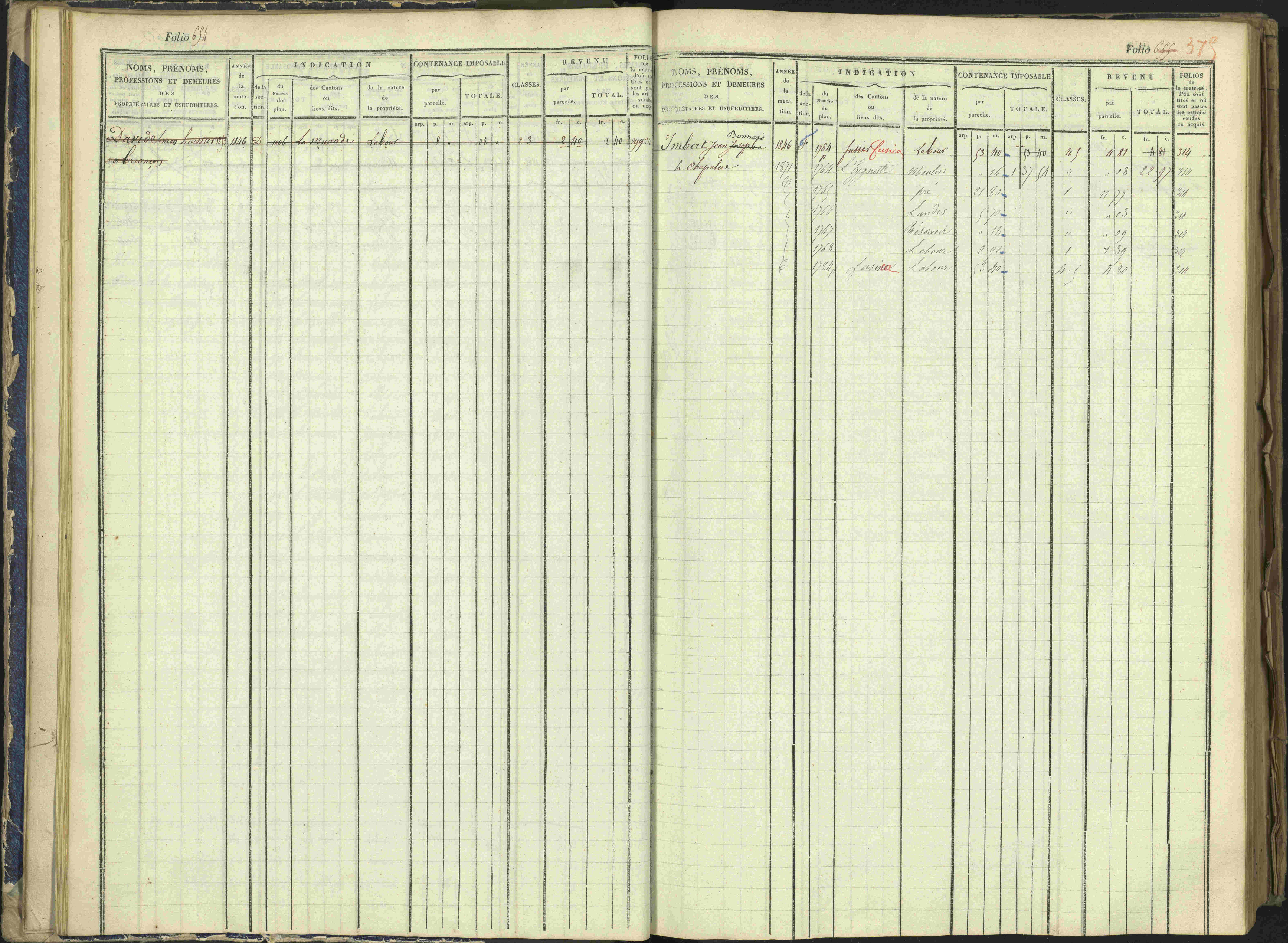 Arvieux - 3 P 160/1 - 3 P 160/1 - Matrice, folios 601-1174. 