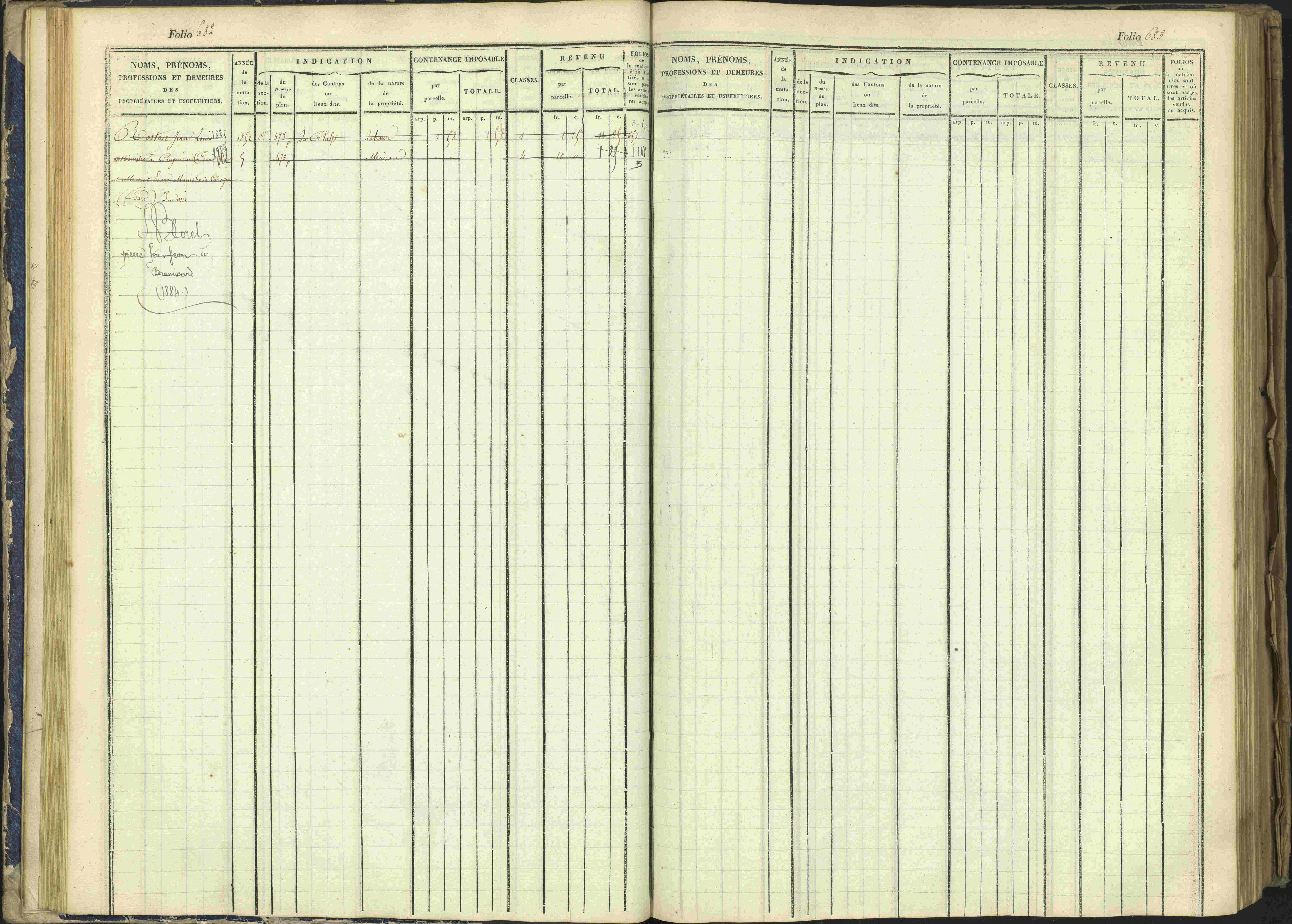 Arvieux - 3 P 160/1 - 3 P 160/1 - Matrice, folios 601-1174. 