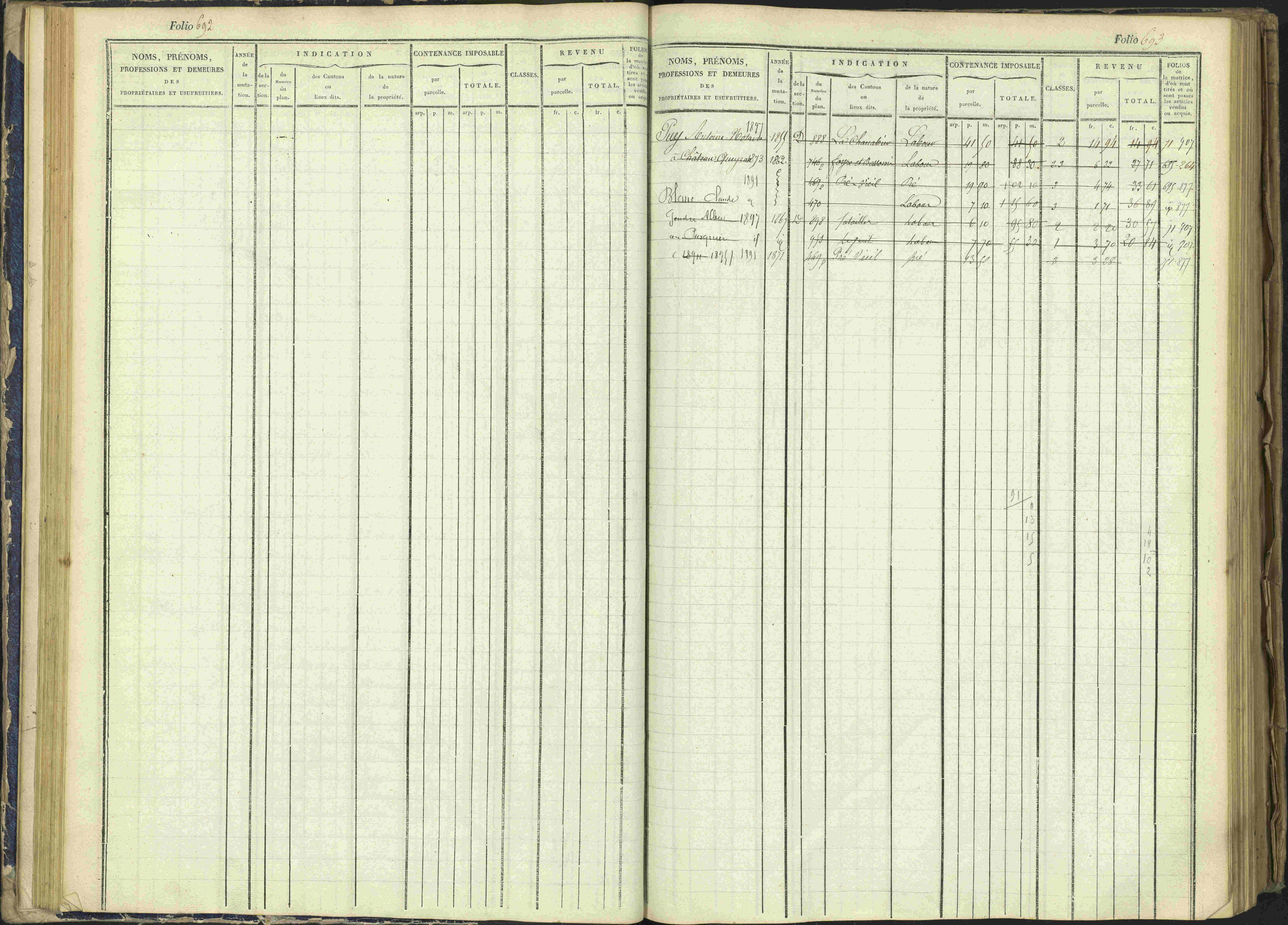 Arvieux - 3 P 160/1 - 3 P 160/1 - Matrice, folios 601-1174. 