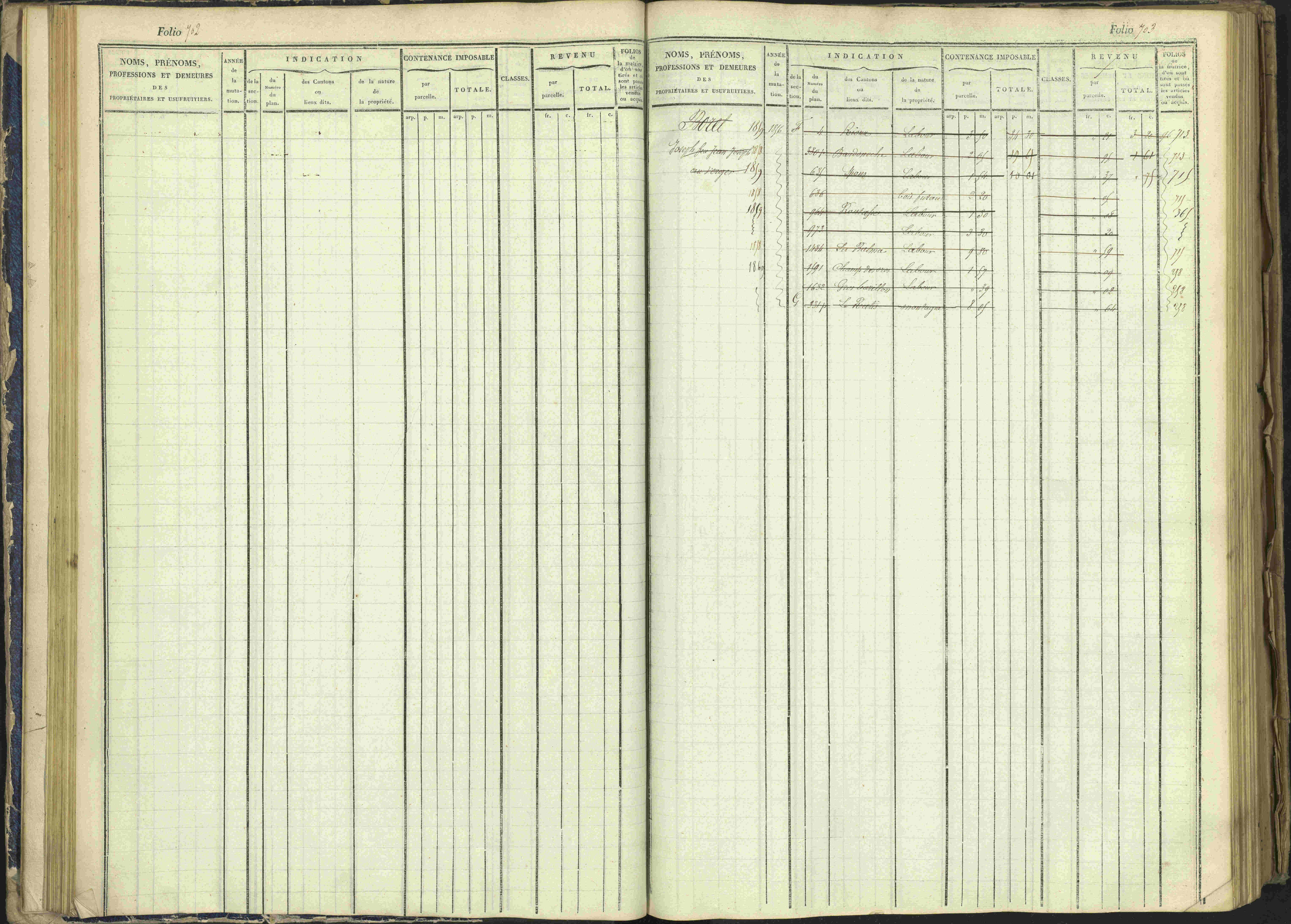 Arvieux - 3 P 160/1 - 3 P 160/1 - Matrice, folios 601-1174. 