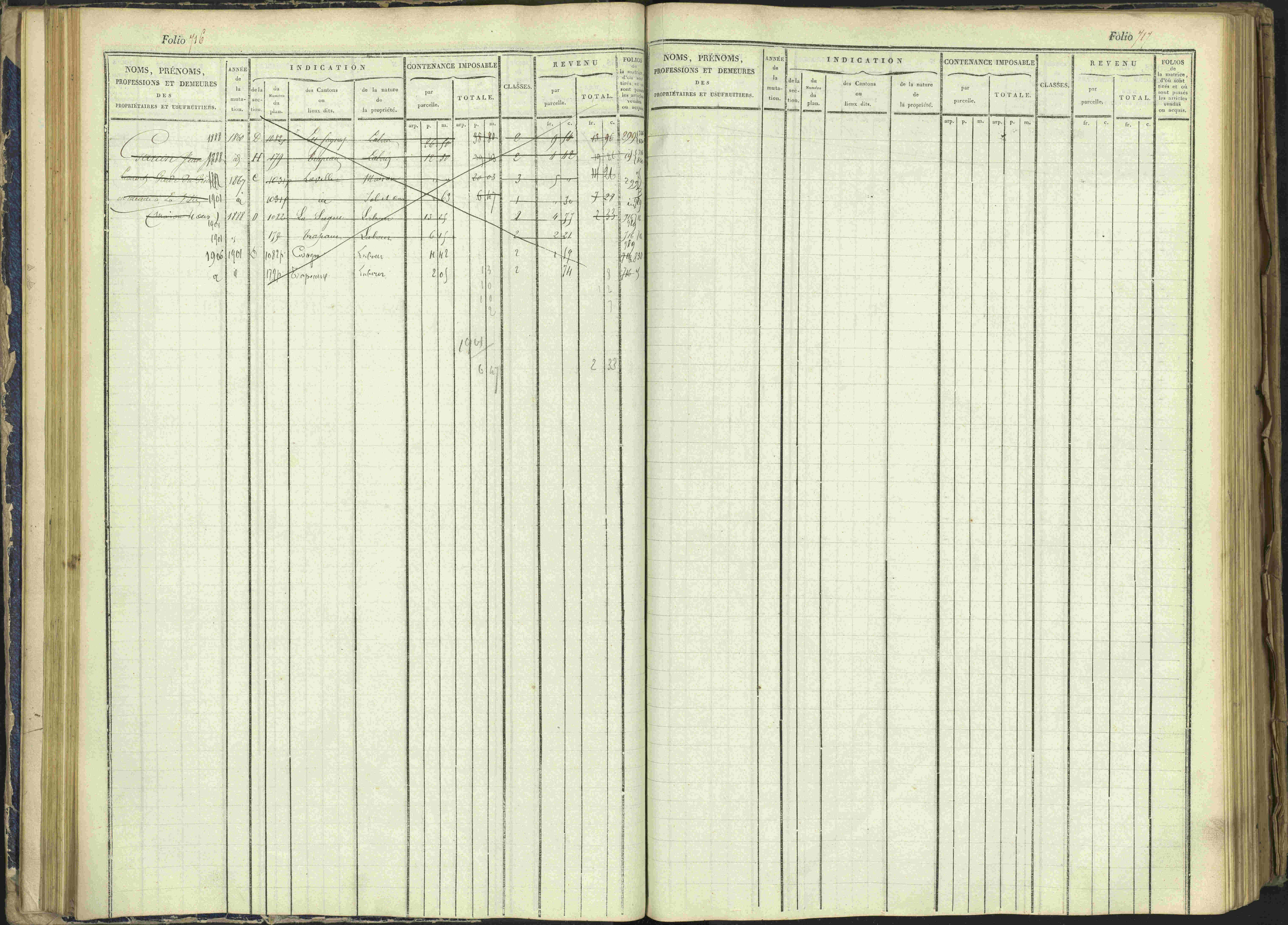 Arvieux - 3 P 160/1 - 3 P 160/1 - Matrice, folios 601-1174. 