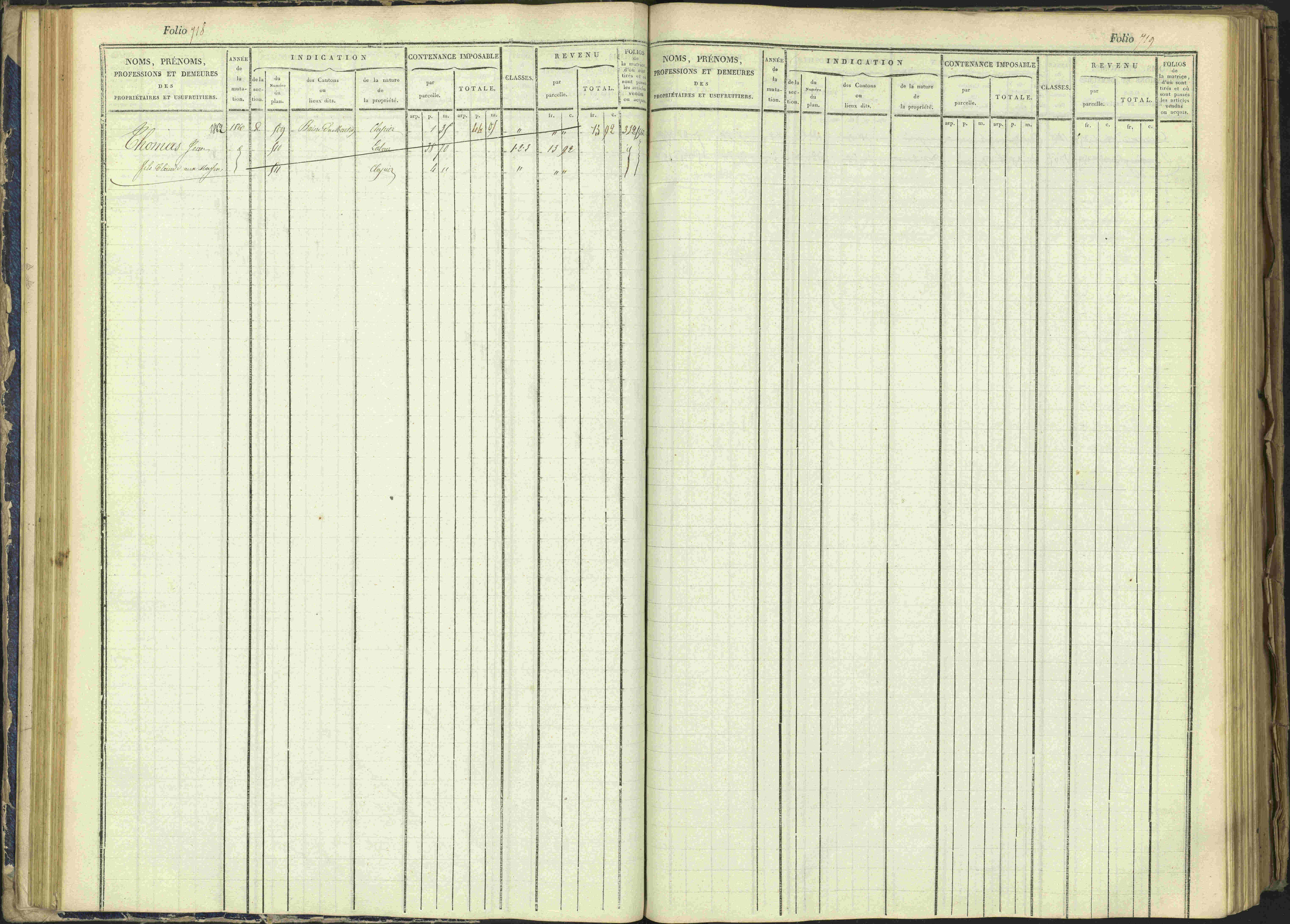 Arvieux - 3 P 160/1 - 3 P 160/1 - Matrice, folios 601-1174. 