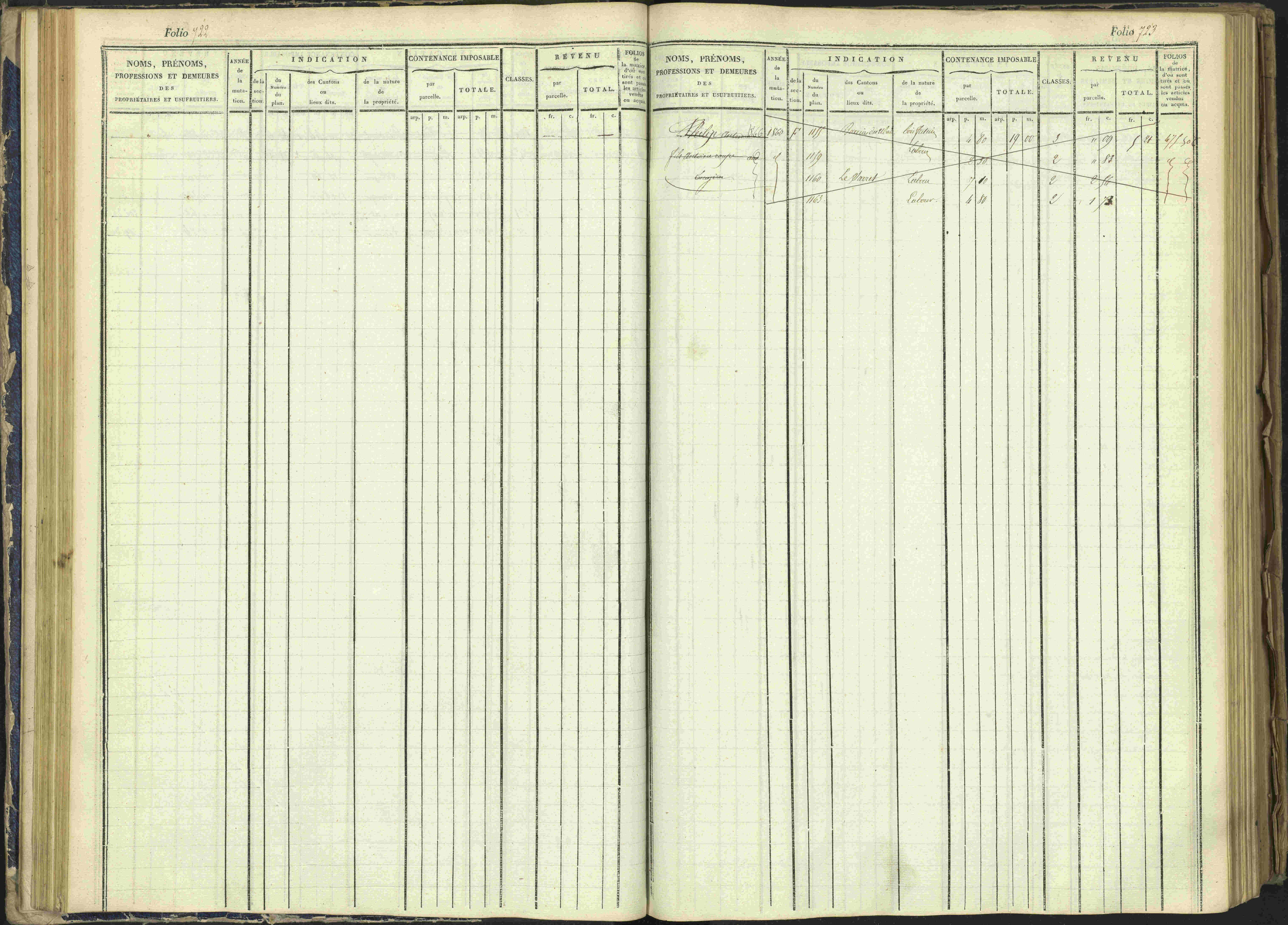 Arvieux - 3 P 160/1 - 3 P 160/1 - Matrice, folios 601-1174. 